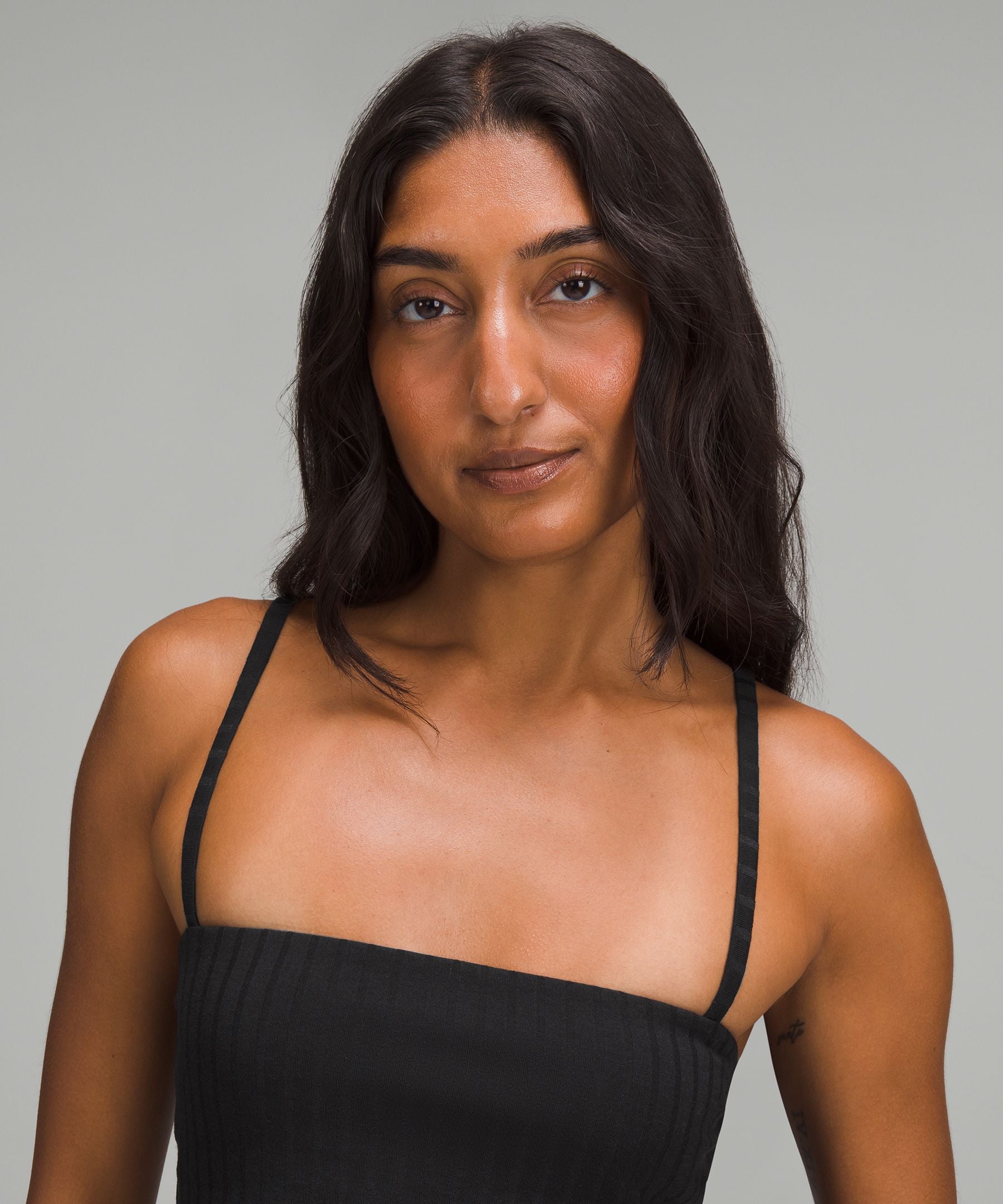 Ribbed Wool Bandeau Bralette