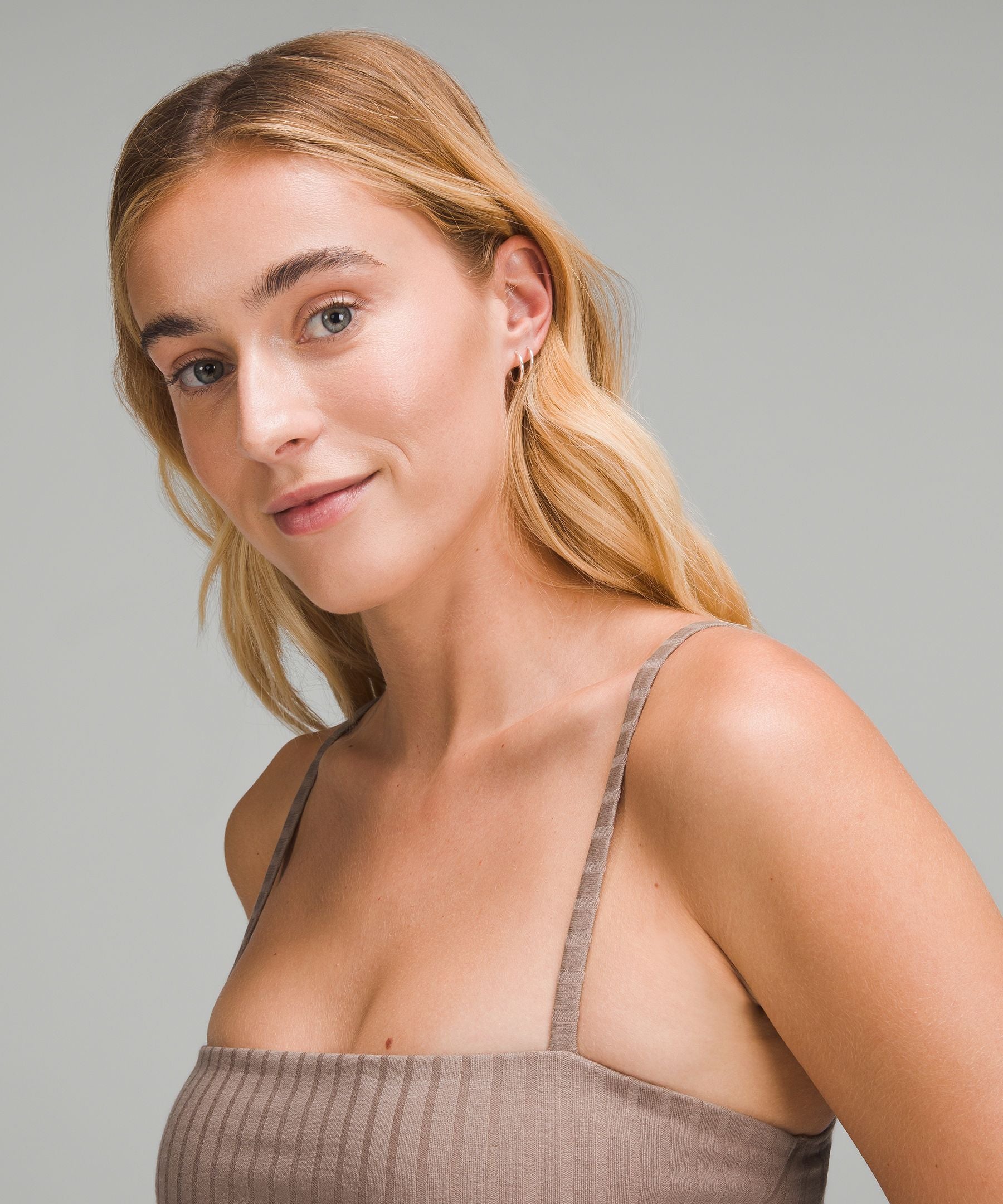 Ribbed Wool Bandeau Bralette
