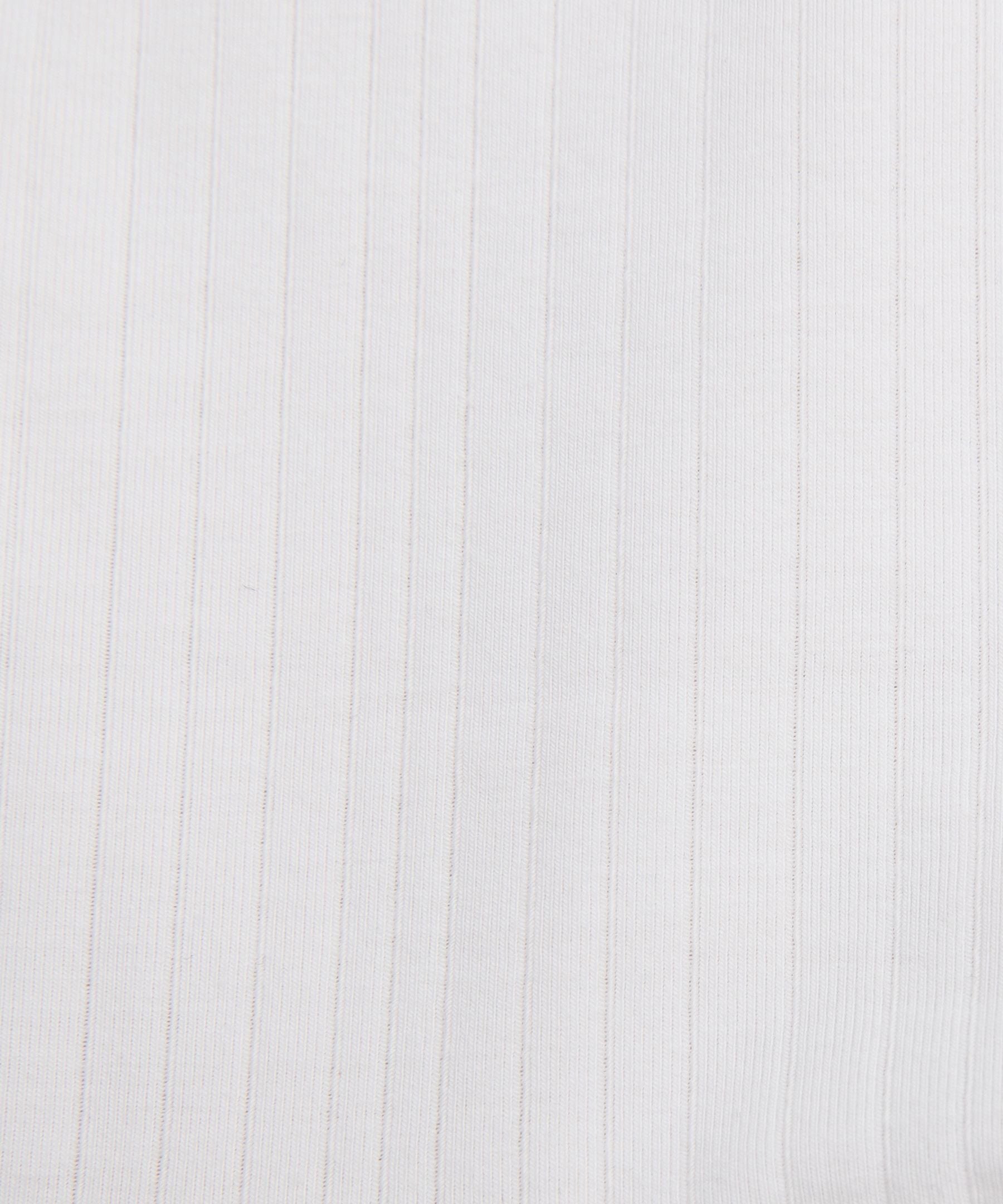 Stretch Cotton Ribbed Logo Racerback Bralette *A–C Cups