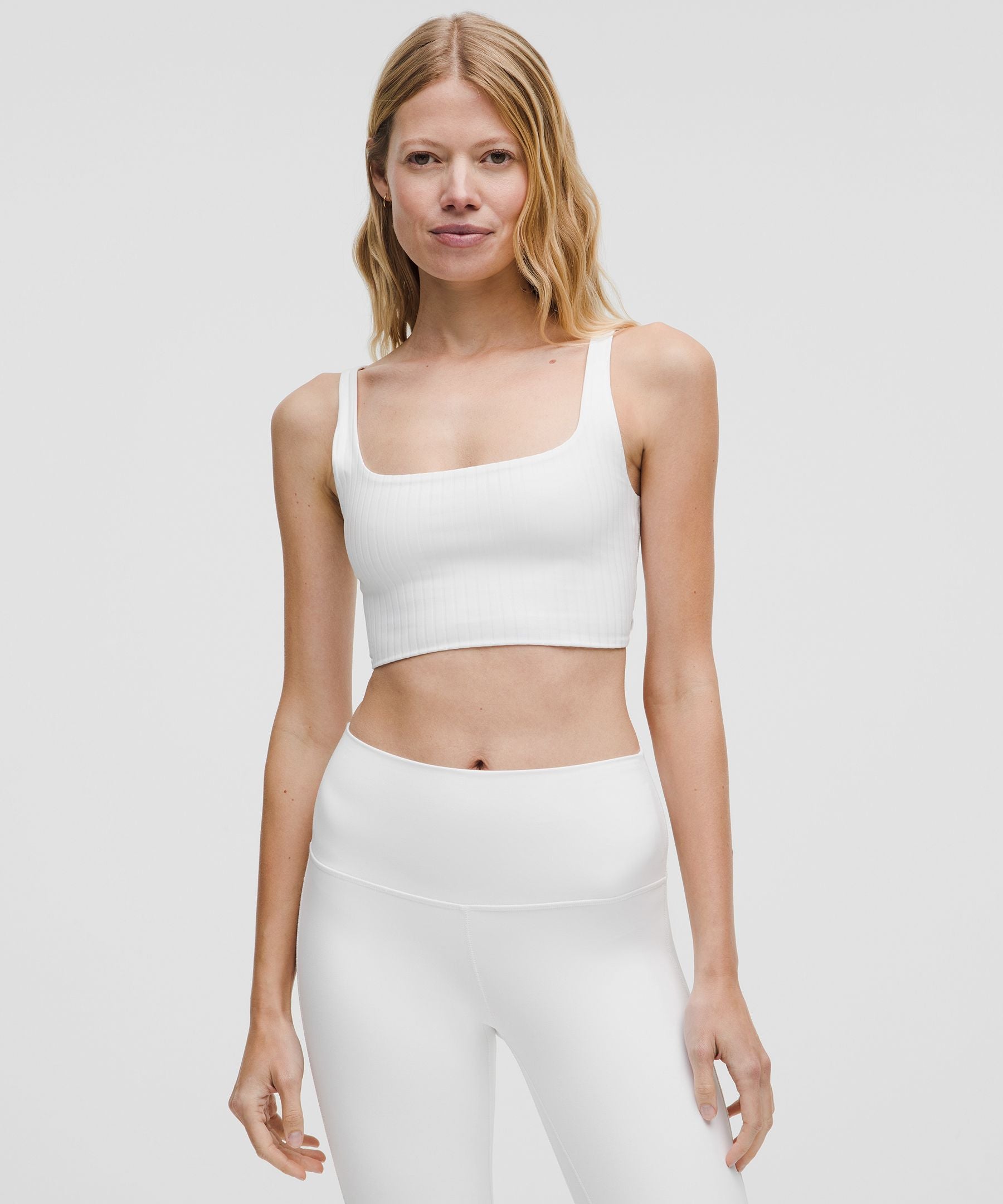 Bend This Ribbed Scoop and Square Bra *Light Support, A-C Cups