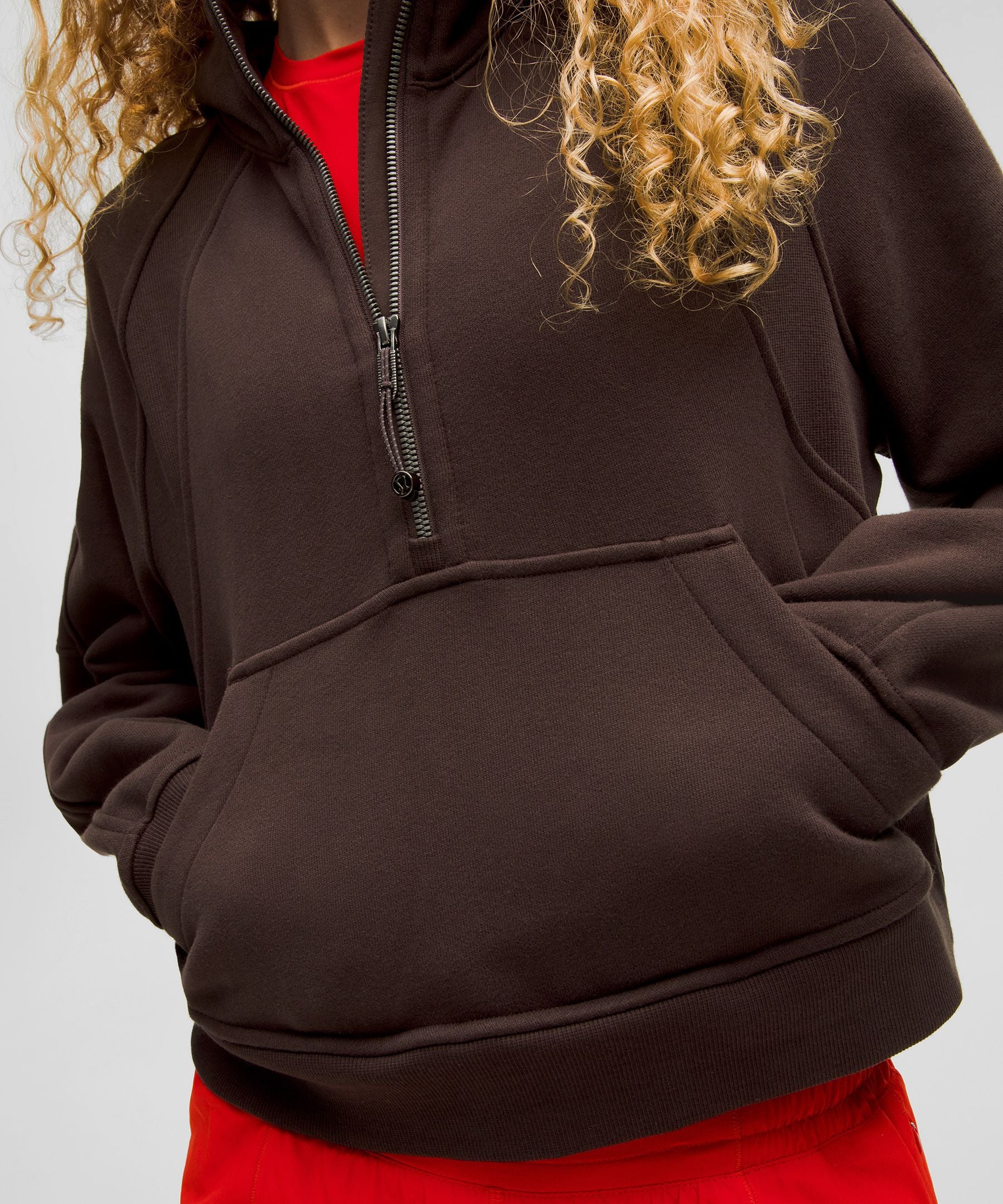 Scuba Oversized Half-Zip Hoodie