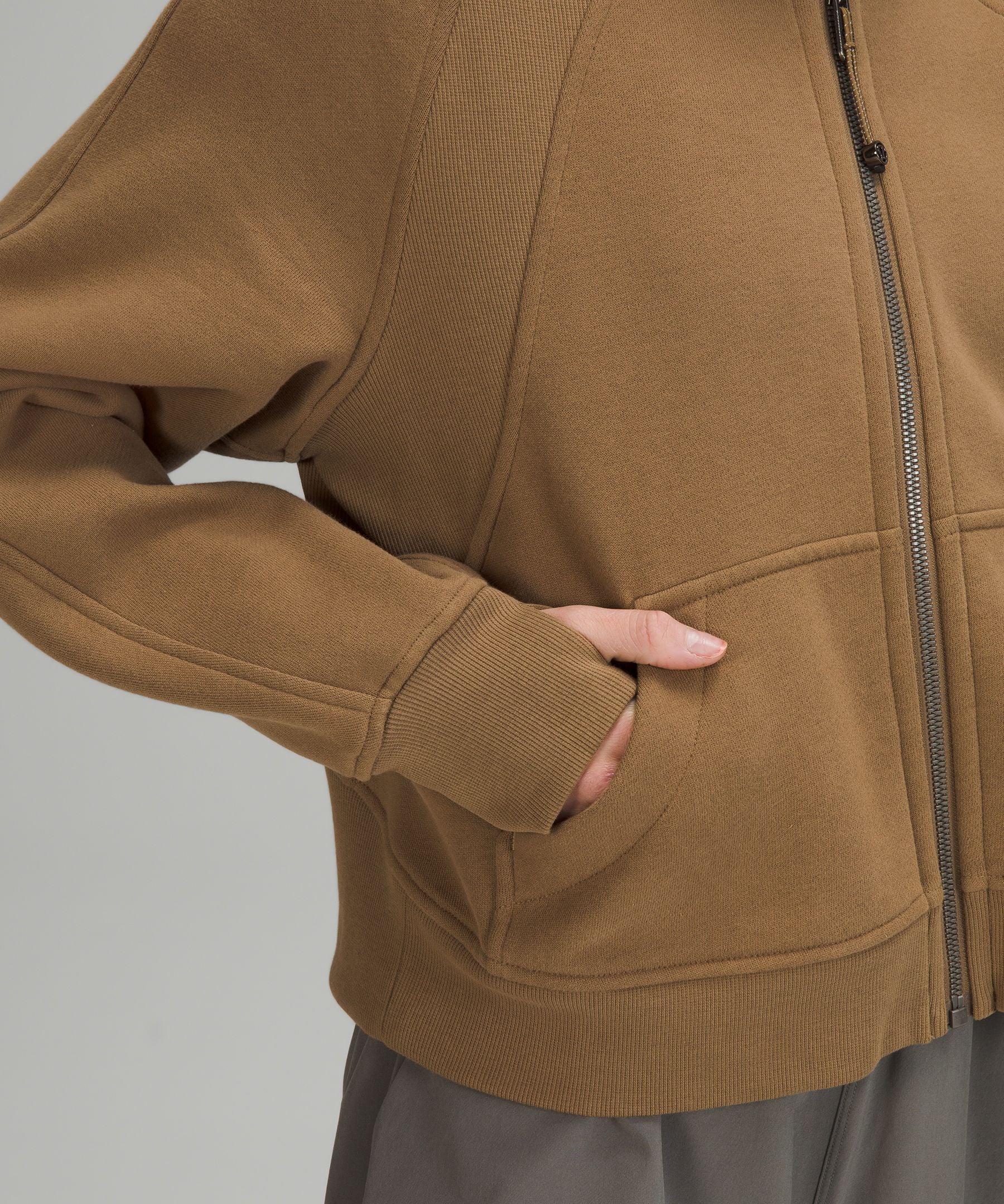Scuba Oversized Full-Zip Hoodie