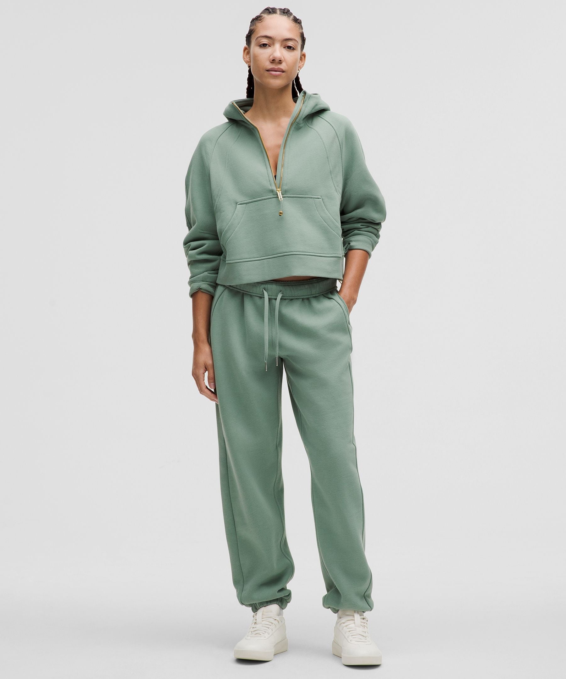 Scuba Oversized Half-Zip Hoodie