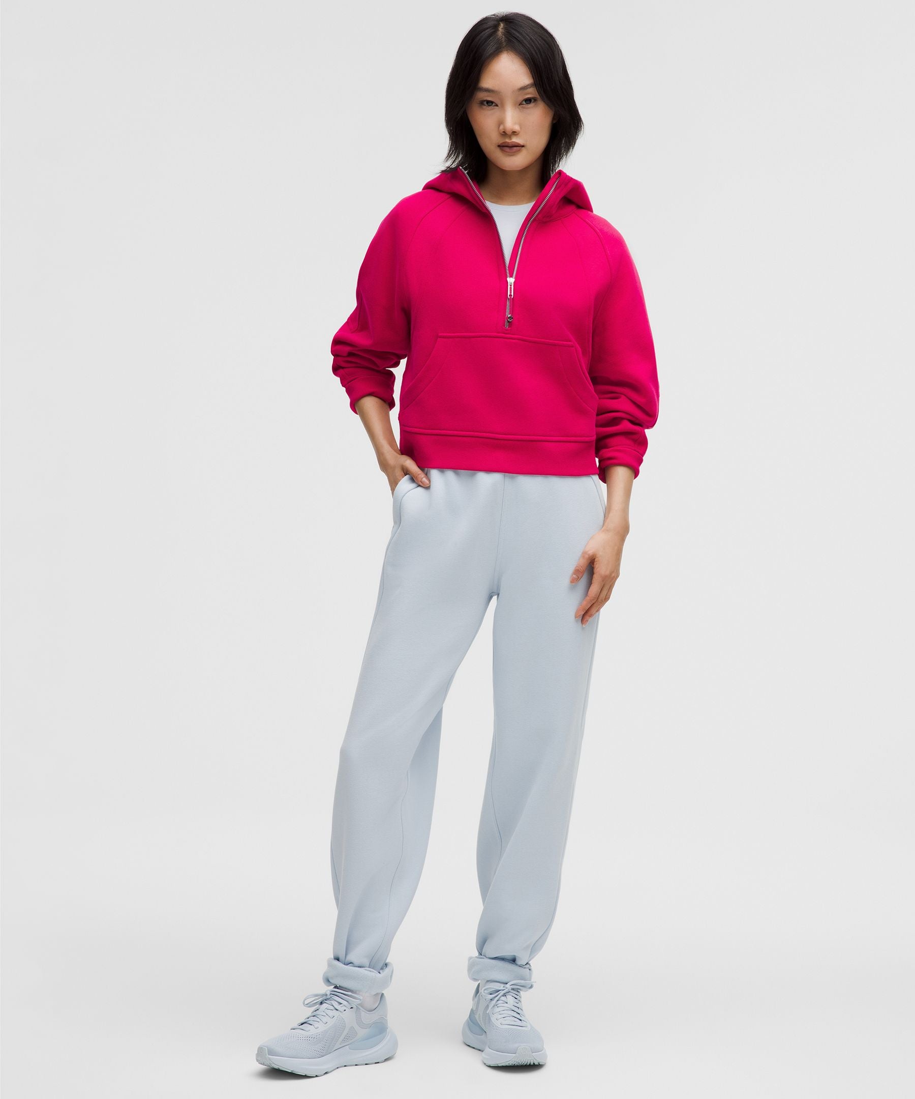 Scuba Oversized Half-Zip Hoodie