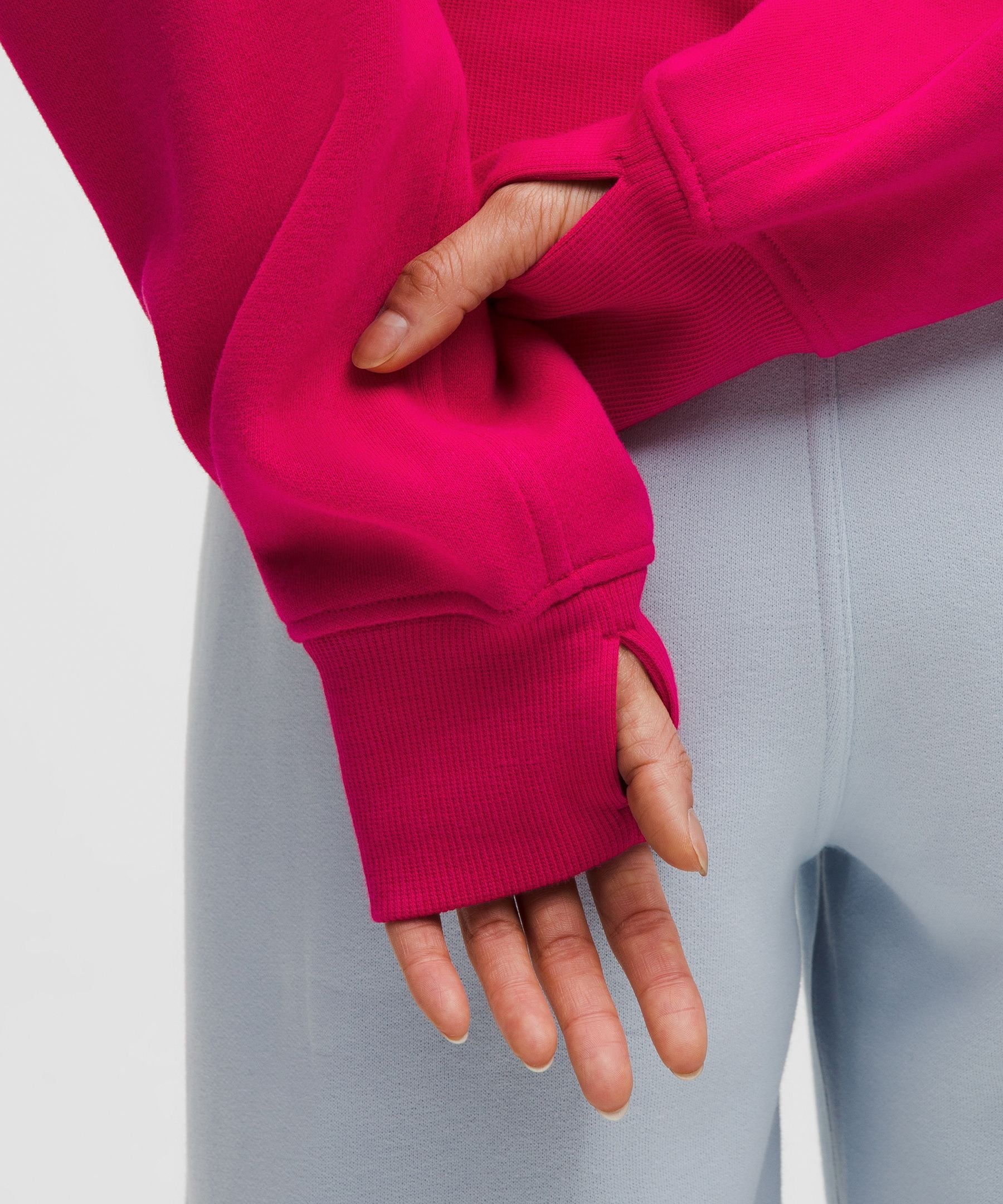 Scuba Oversized Half-Zip Hoodie