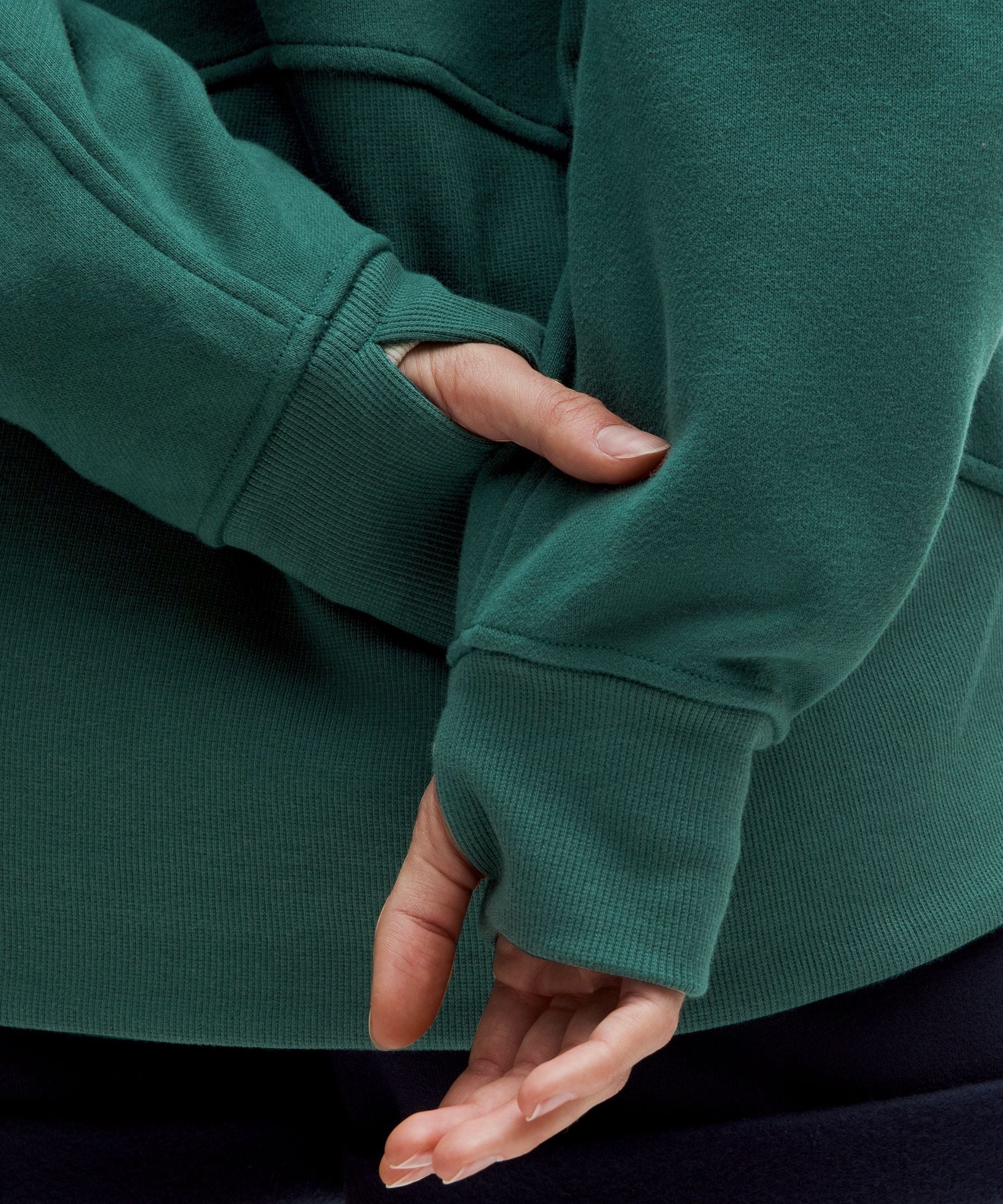 Scuba Oversized Funnel-Neck Half Zip *Long