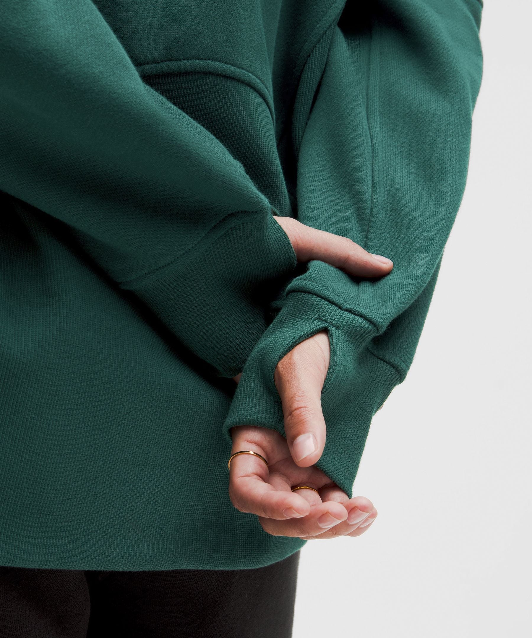 Scuba Oversized Funnel-Neck Half Zip *Long