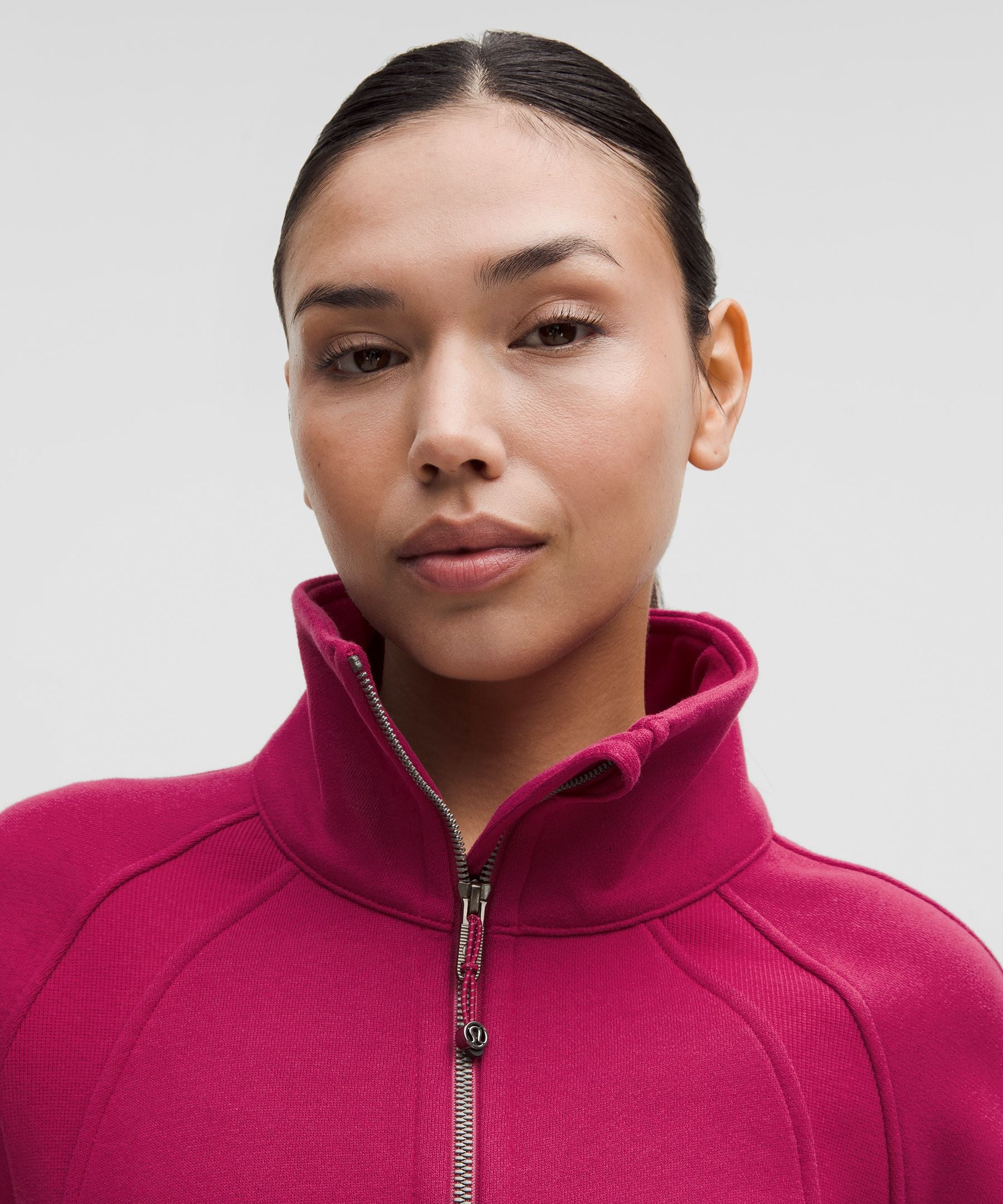 Scuba Oversized Funnel-Neck Half Zip *Long