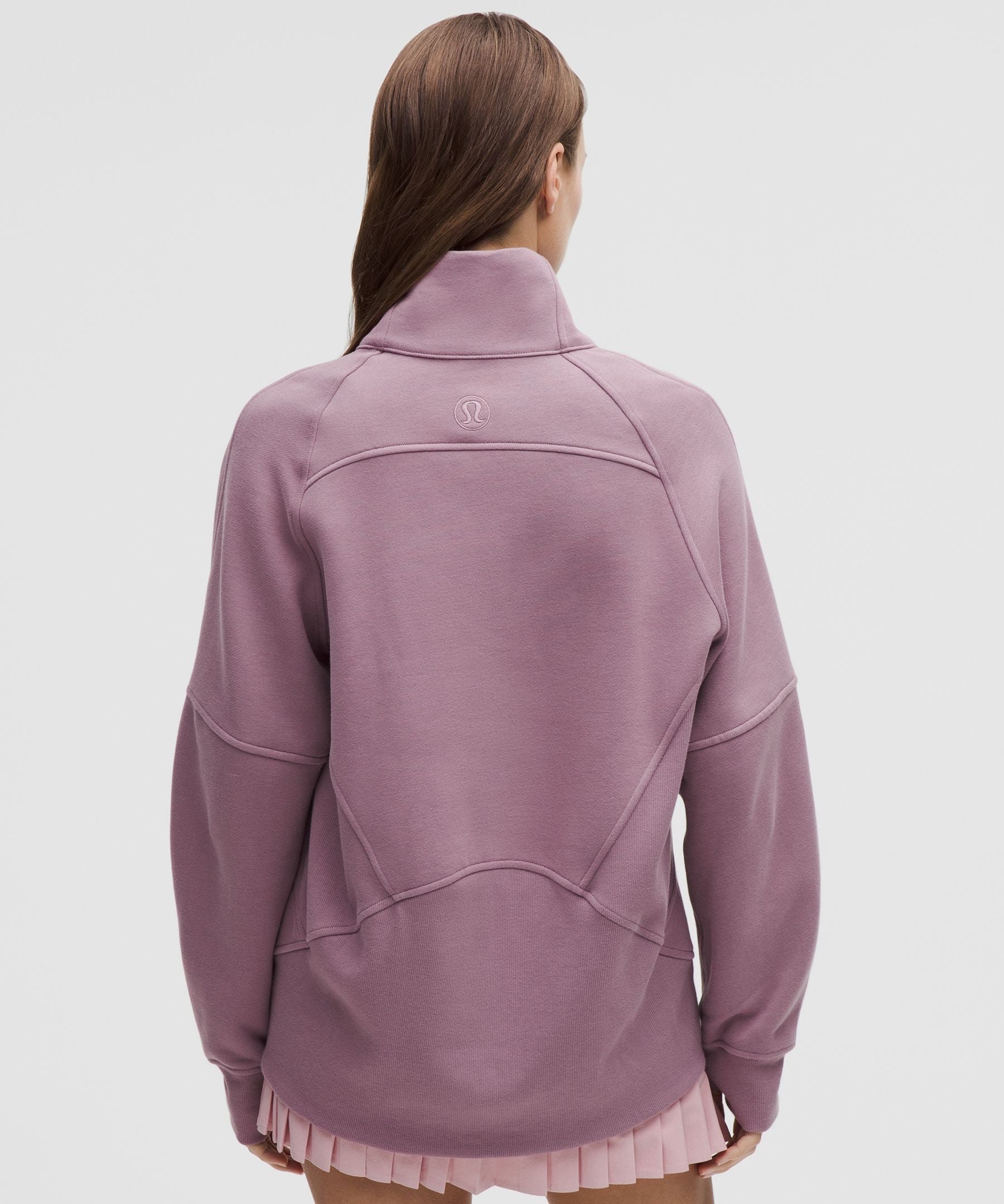 Scuba Oversized Funnel-Neck Half Zip *Long