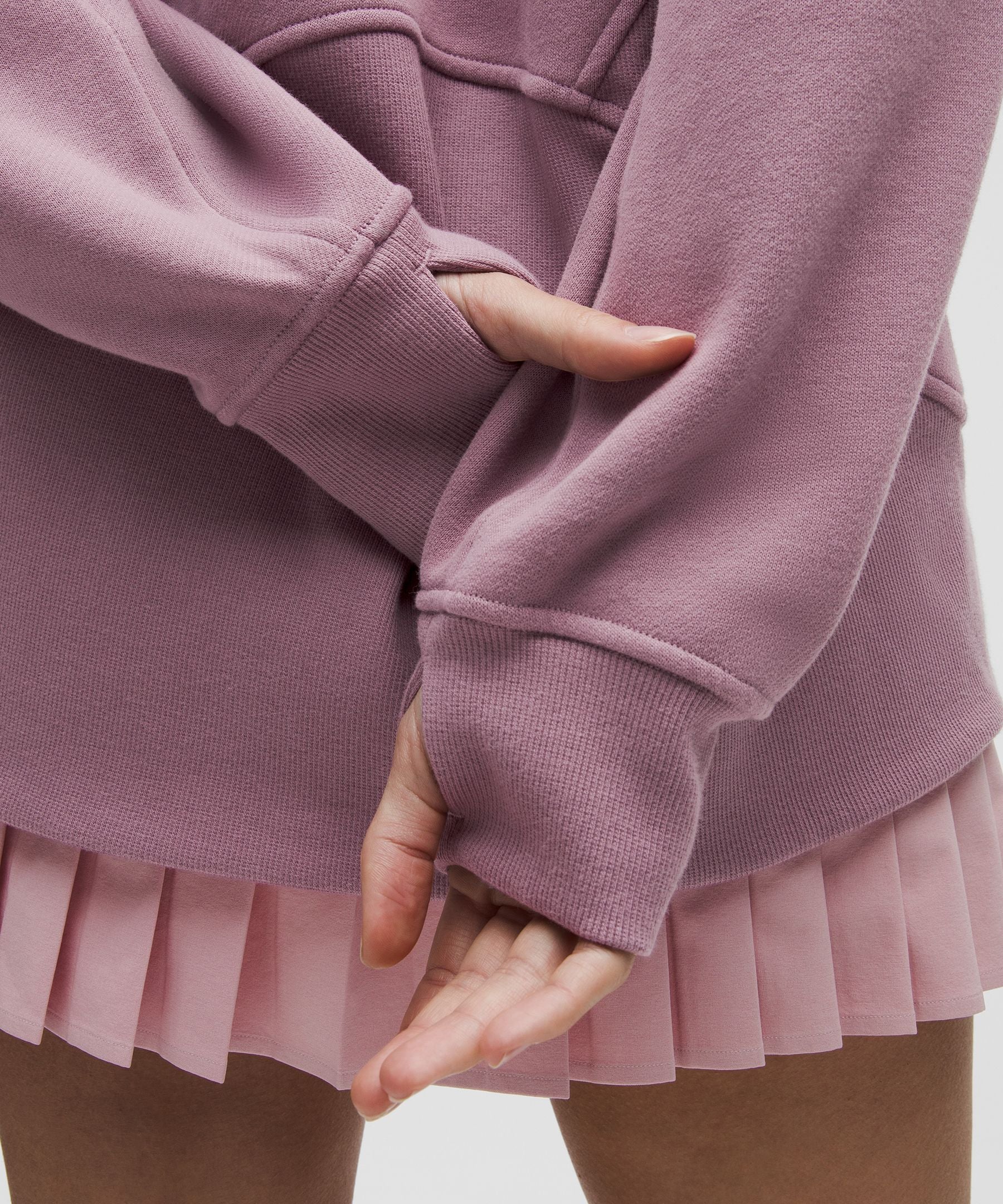 Scuba Oversized Funnel-Neck Half Zip *Long