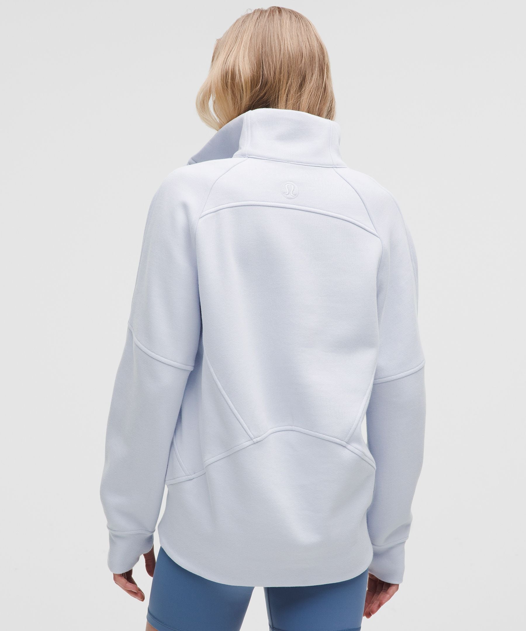 Scuba Oversized Funnel-Neck Half Zip *Long