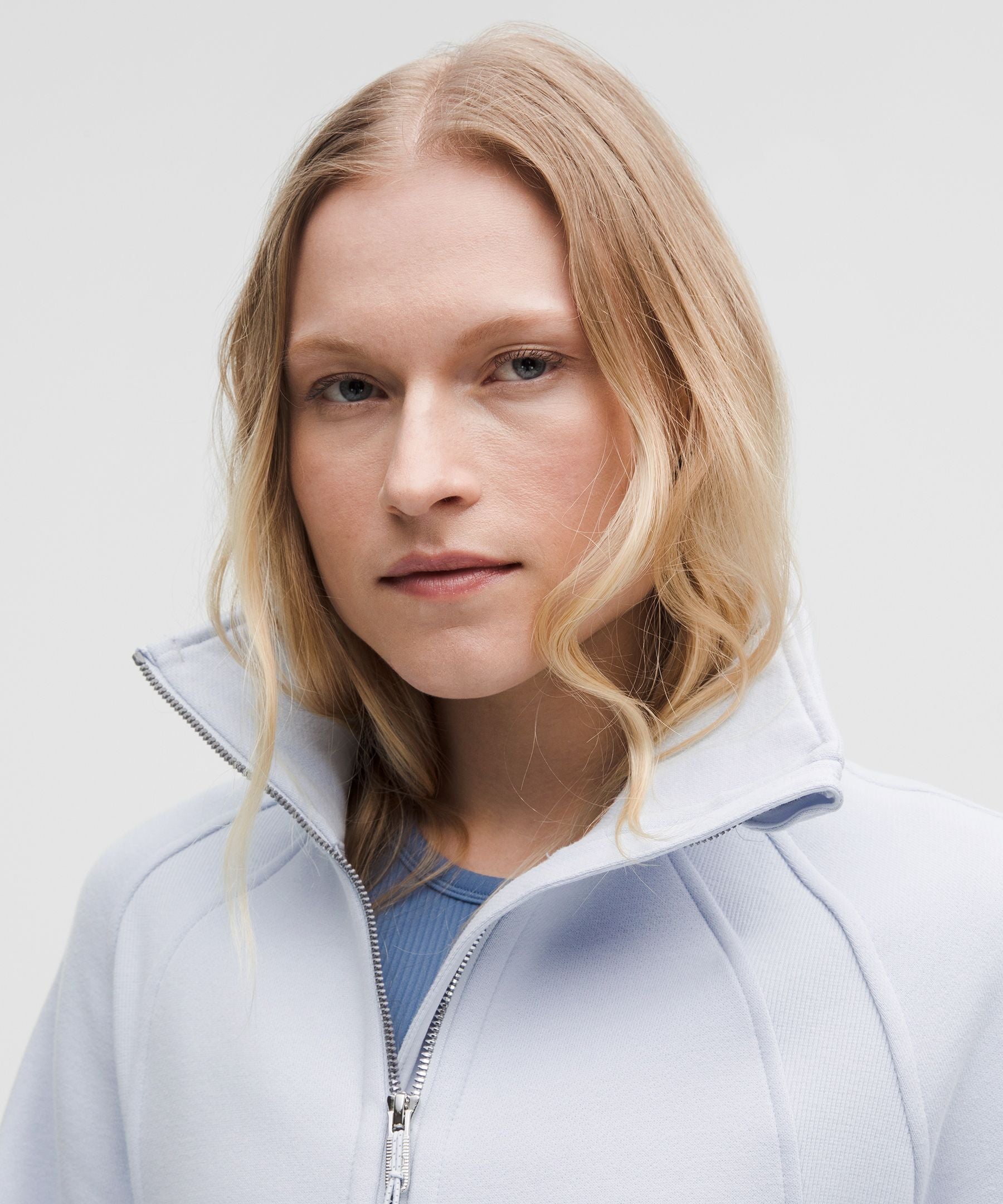Scuba Oversized Funnel-Neck Half Zip *Long