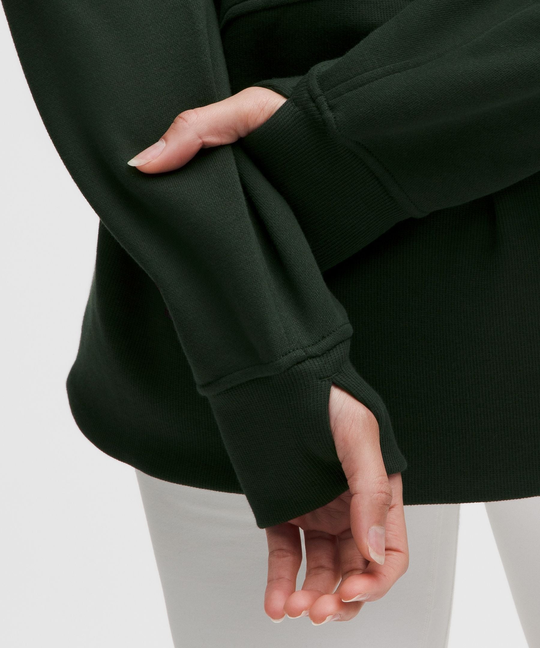Scuba Oversized Funnel-Neck Half Zip *Long