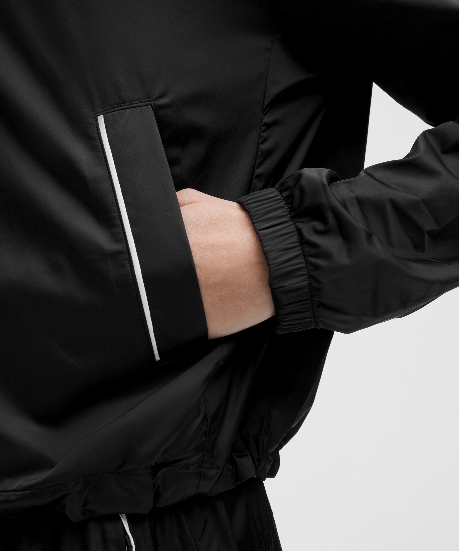 Stretch Satin Nylon Jacket