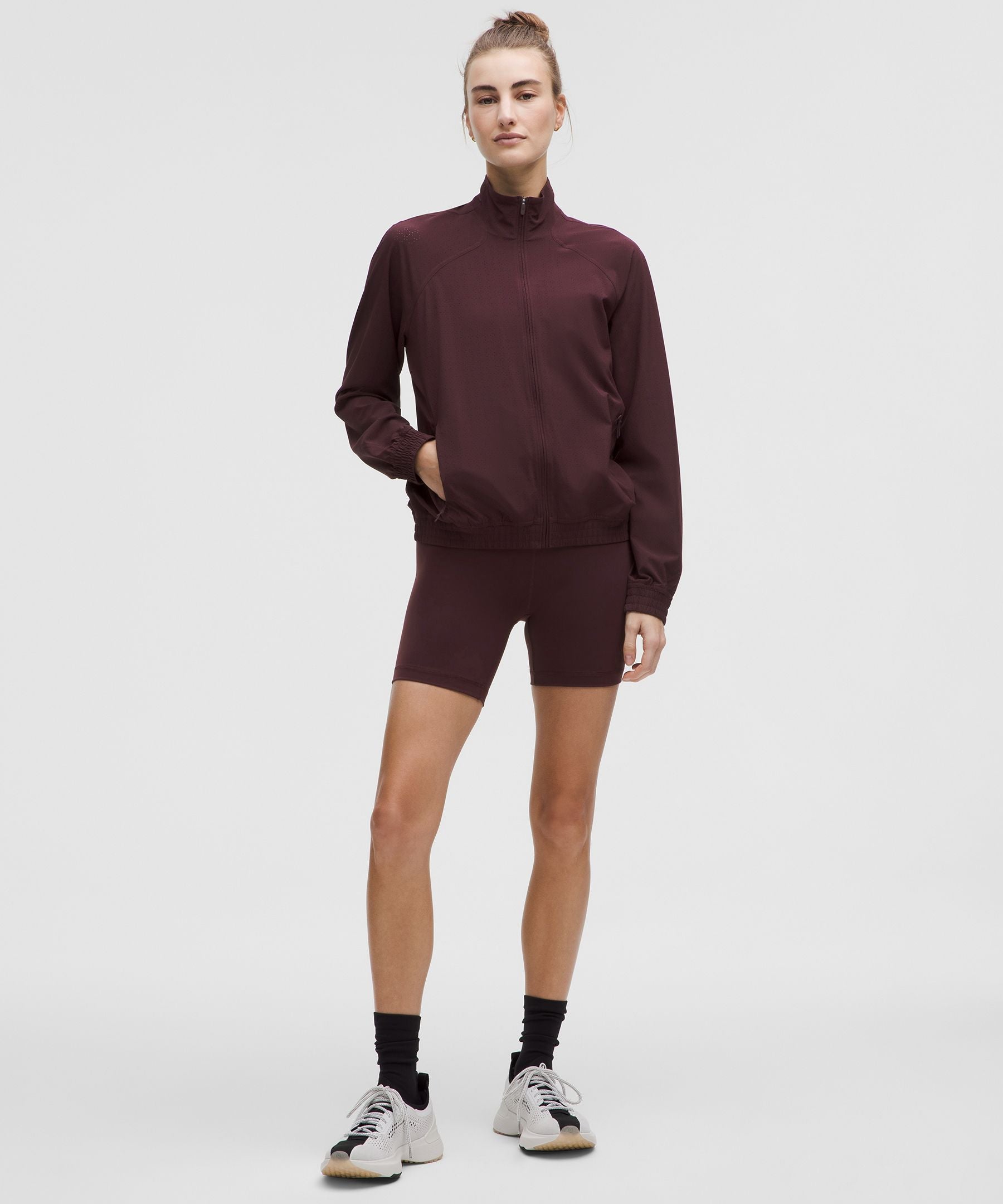 Adapted State Perforated Track Jacket