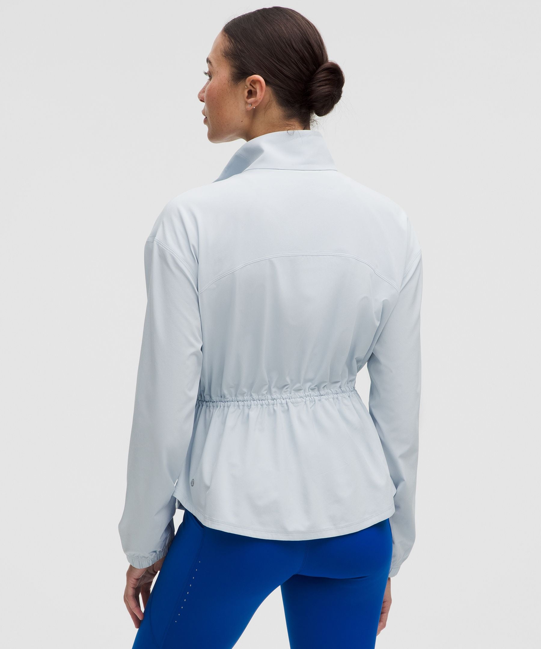 UV-Protective Cinch-Waist Running Jacket
