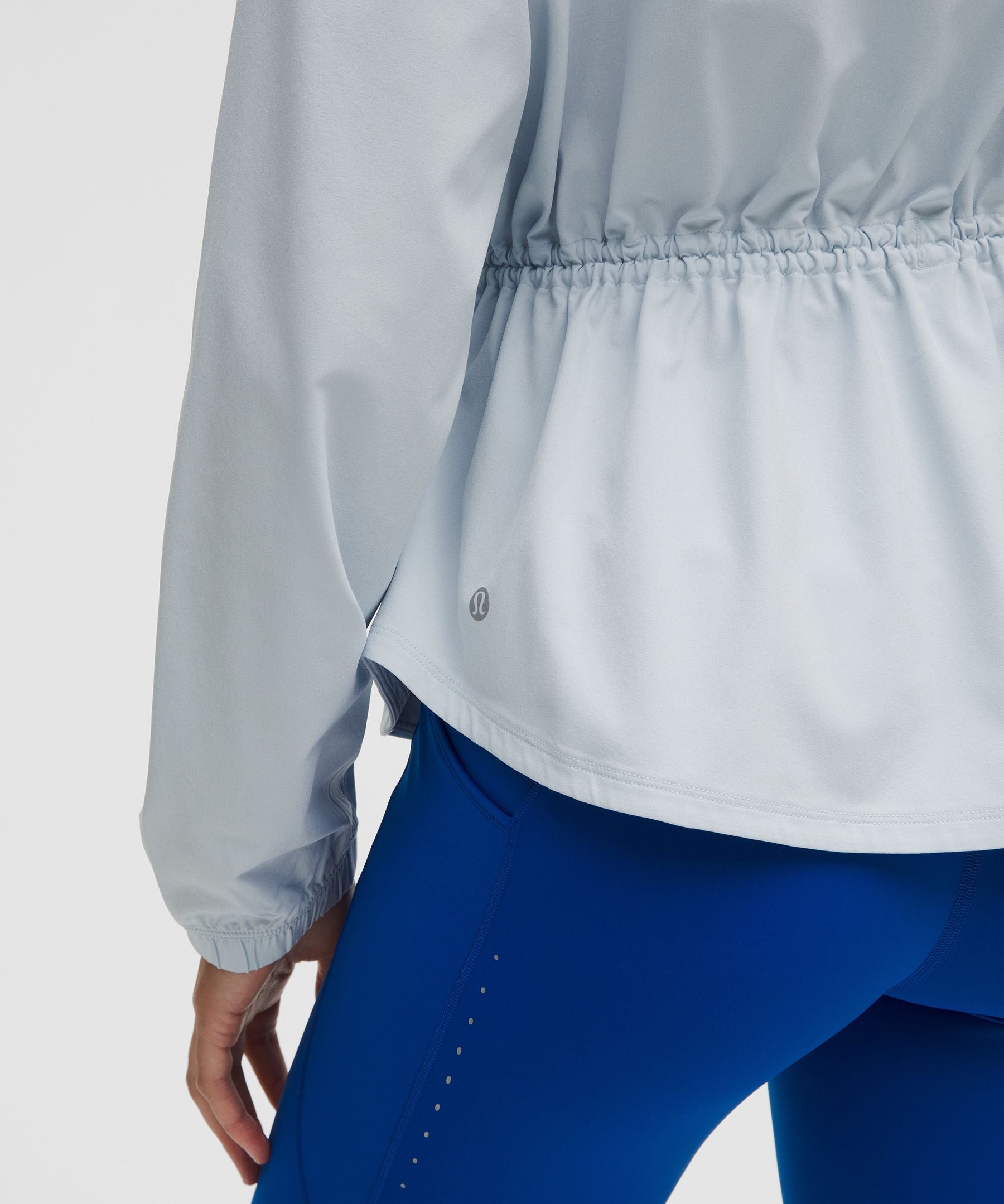 UV-Protective Cinch-Waist Running Jacket