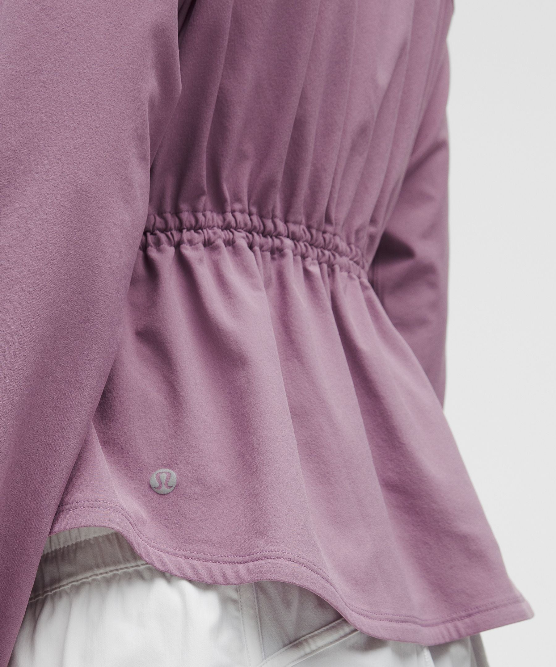 UV-Protective Cinch-Waist Running Jacket