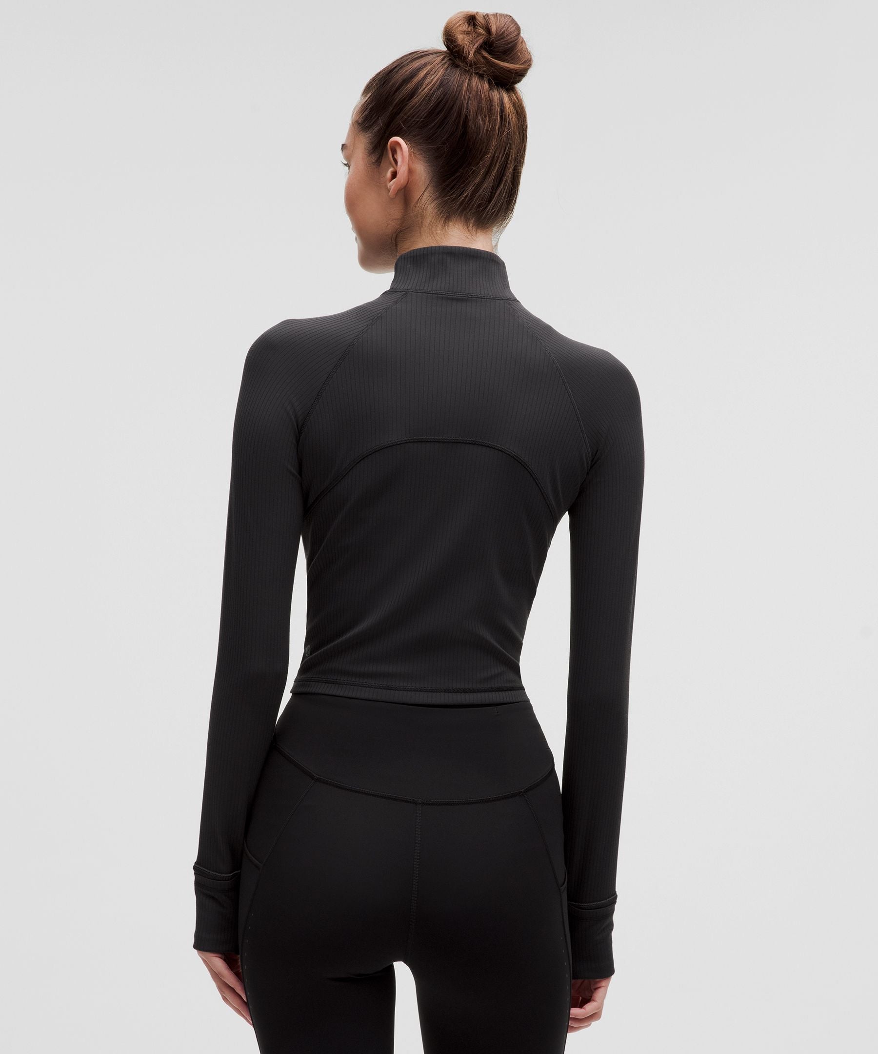 It's Rulu Ribbed Cropped Half Zip *Updated