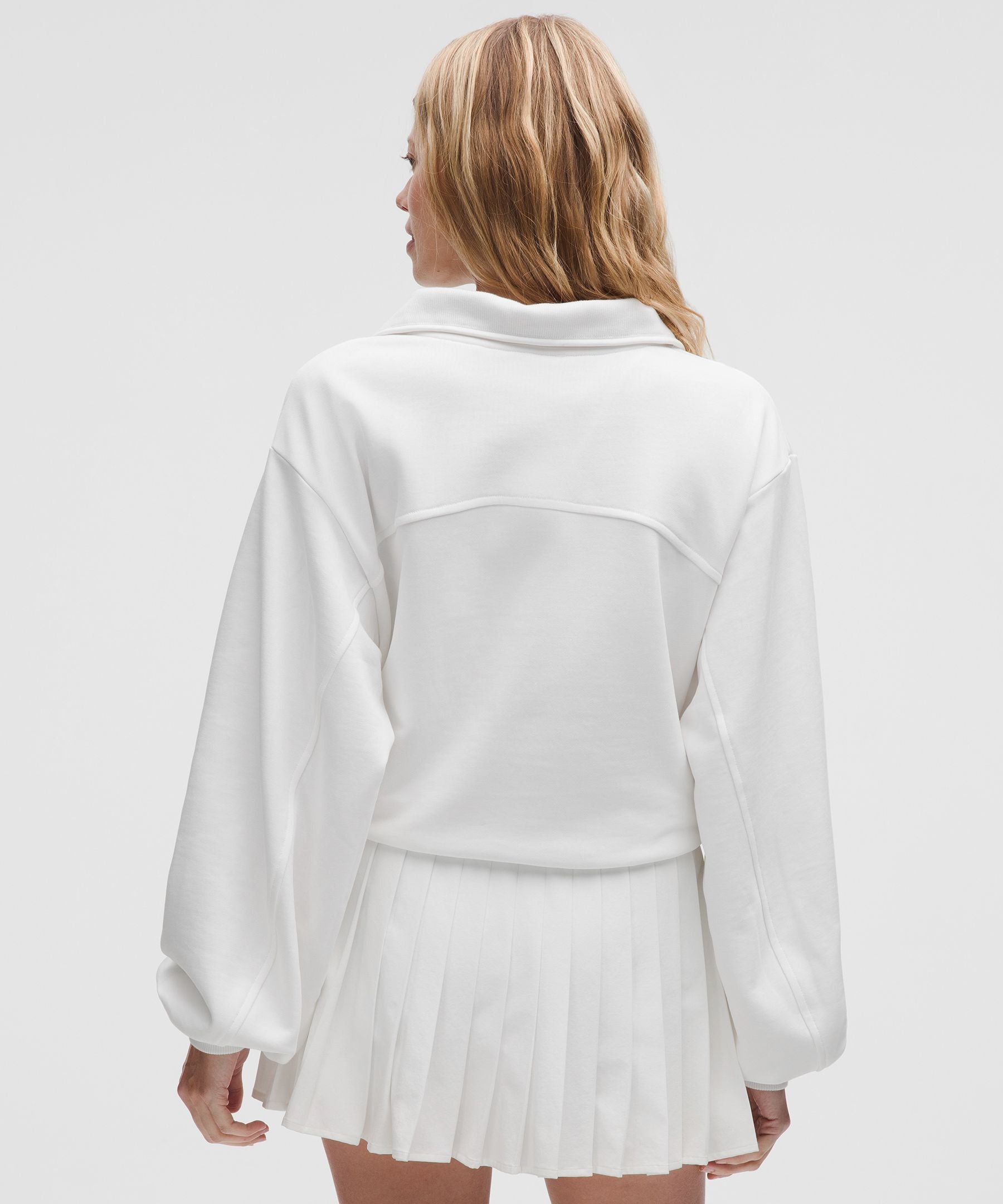 Cotton Terry Tennis Half Zip