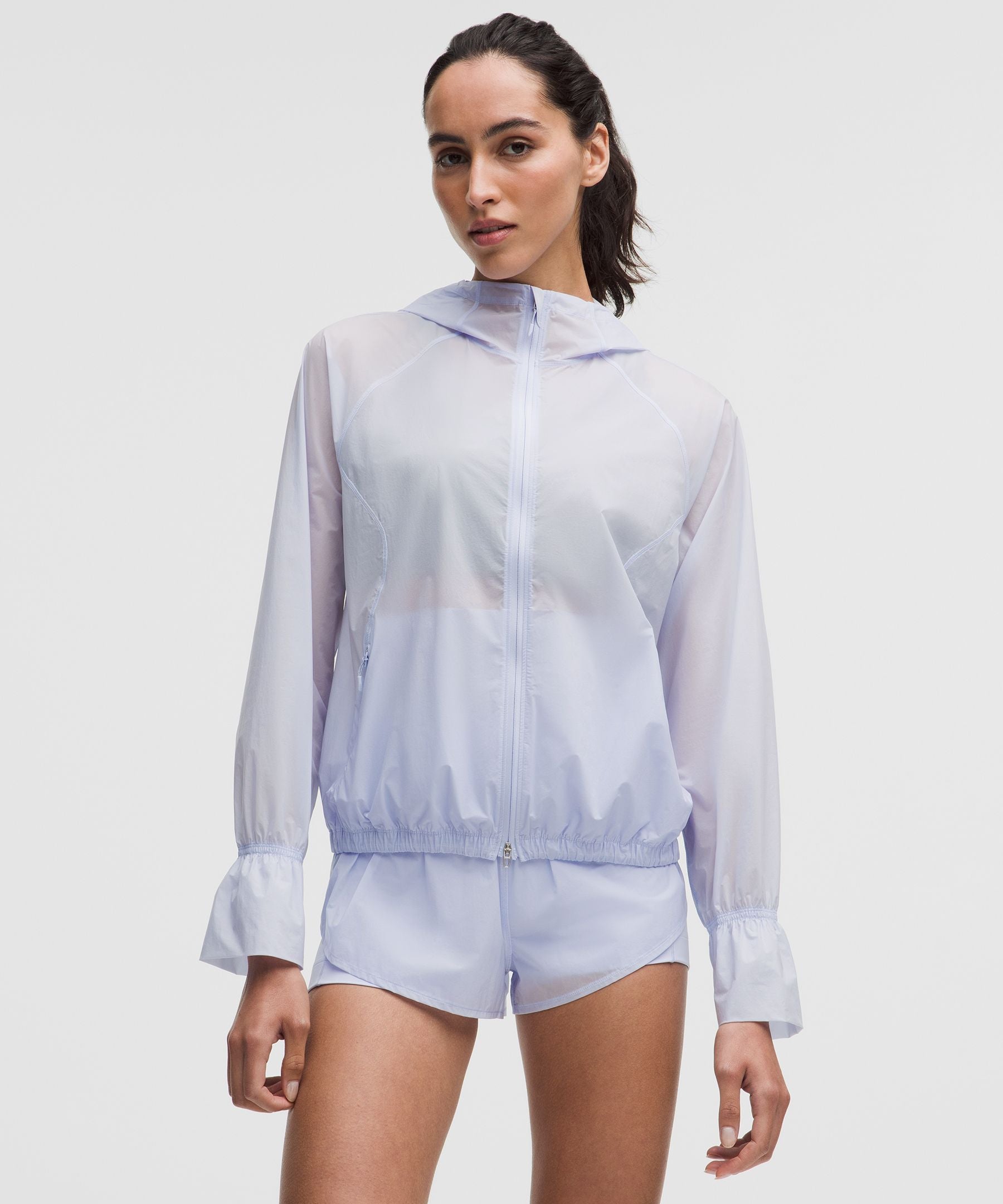 Translucent Hooded Jacket