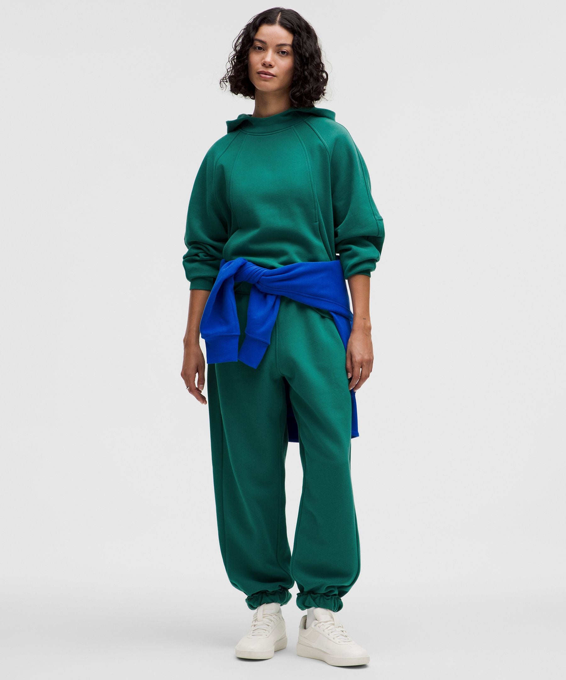 Scuba Oversized Side-Slit Hoodie