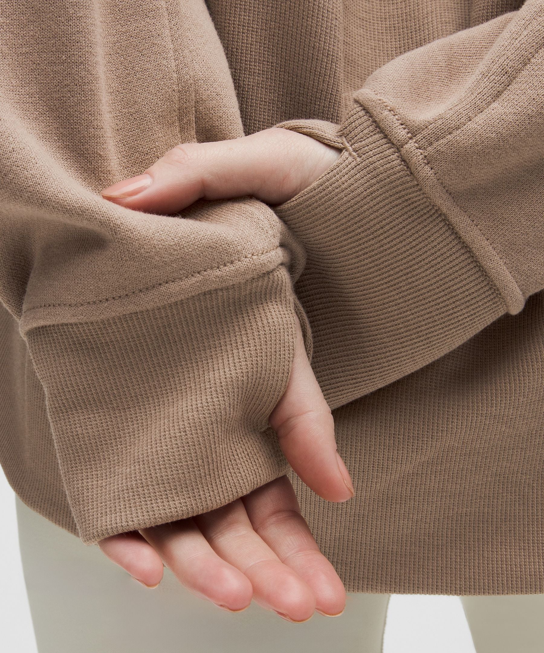 Scuba Oversized Half-Zip Hoodie *Long