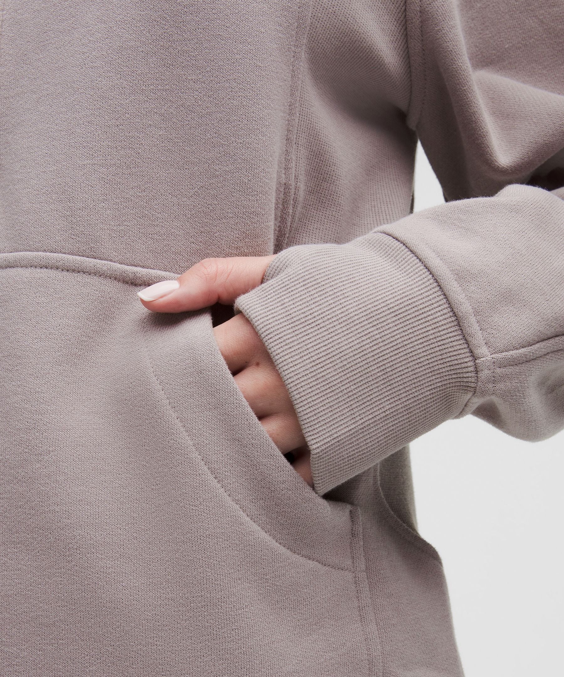 Scuba Oversized Half-Zip Hoodie *Long