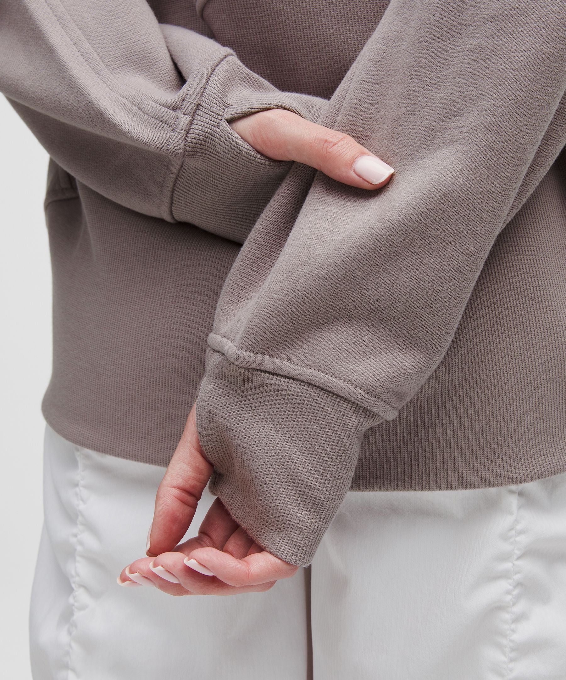 Scuba Oversized Half-Zip Hoodie *Long