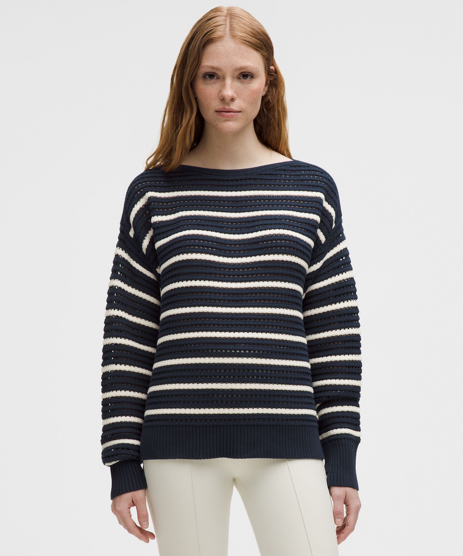 Cotton Crochet Pullover