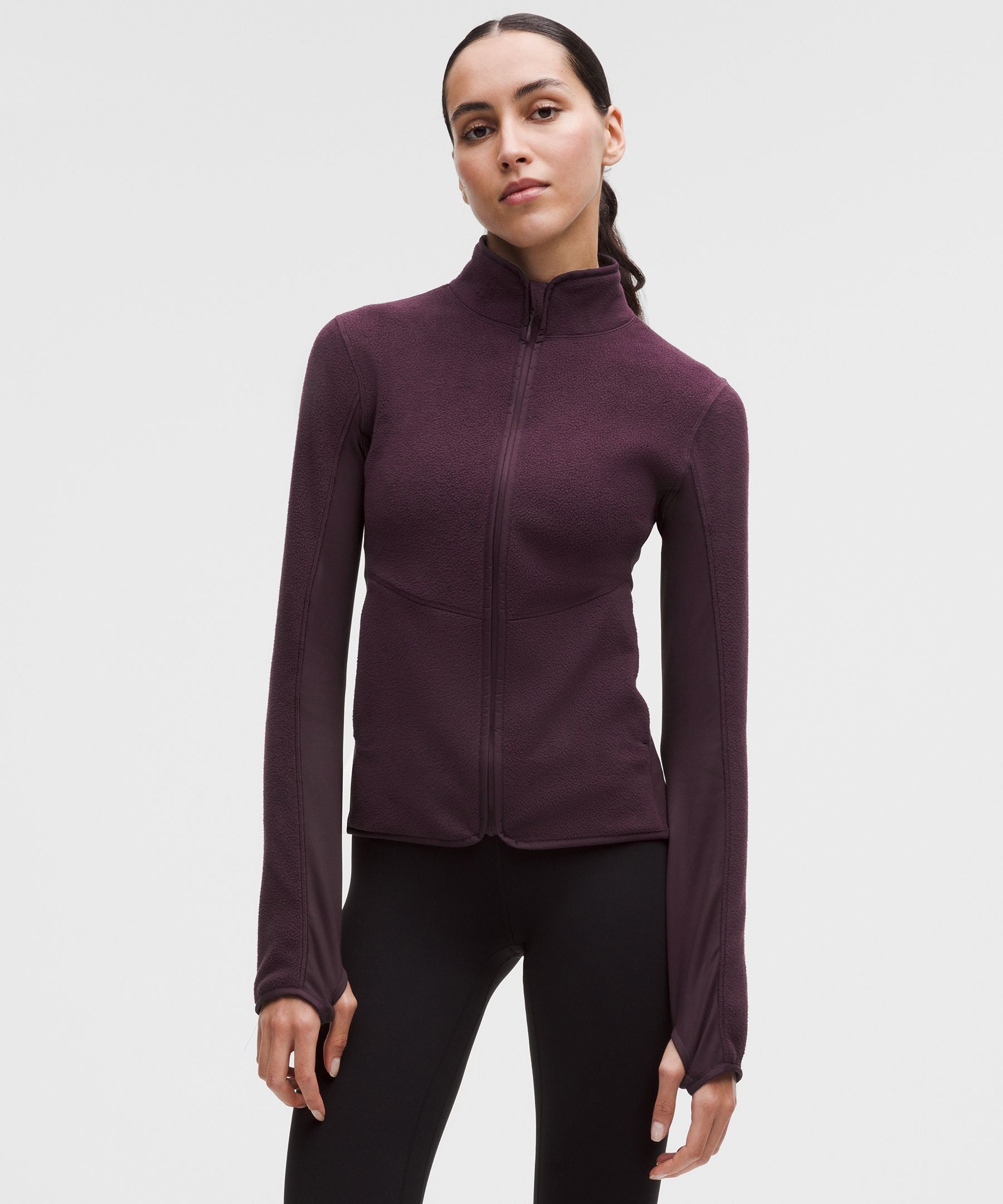 Tumbled Fleece Running Jacket