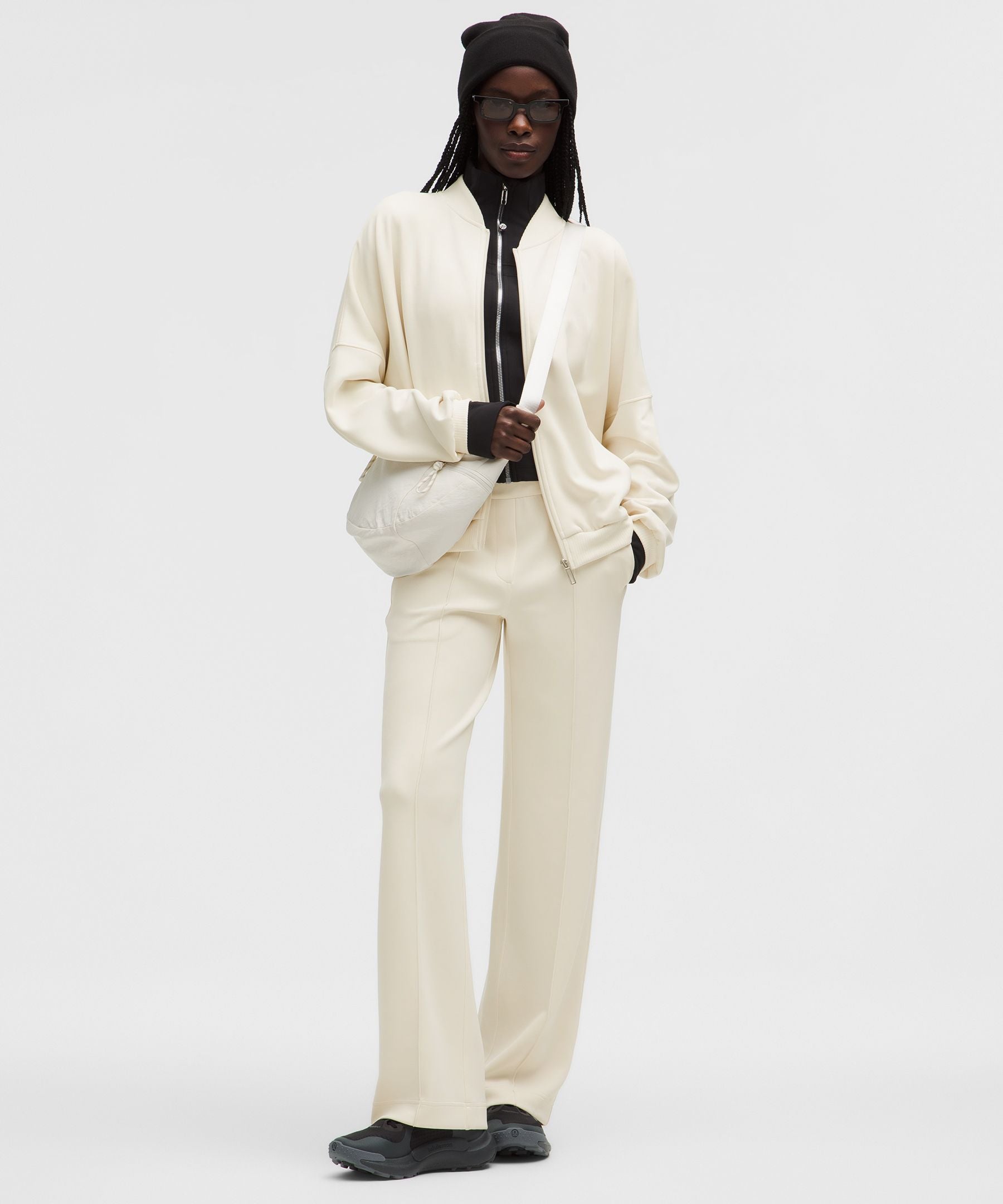 Brushed Softstreme Oversized Bomber Jacket