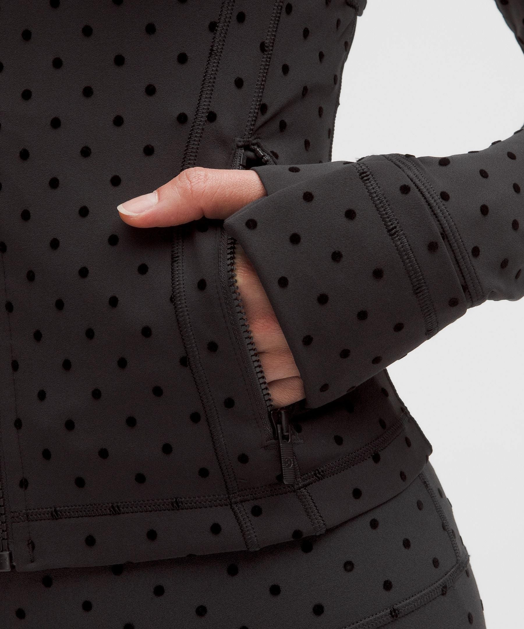 Define Cropped Jacket Nulu *Flocked