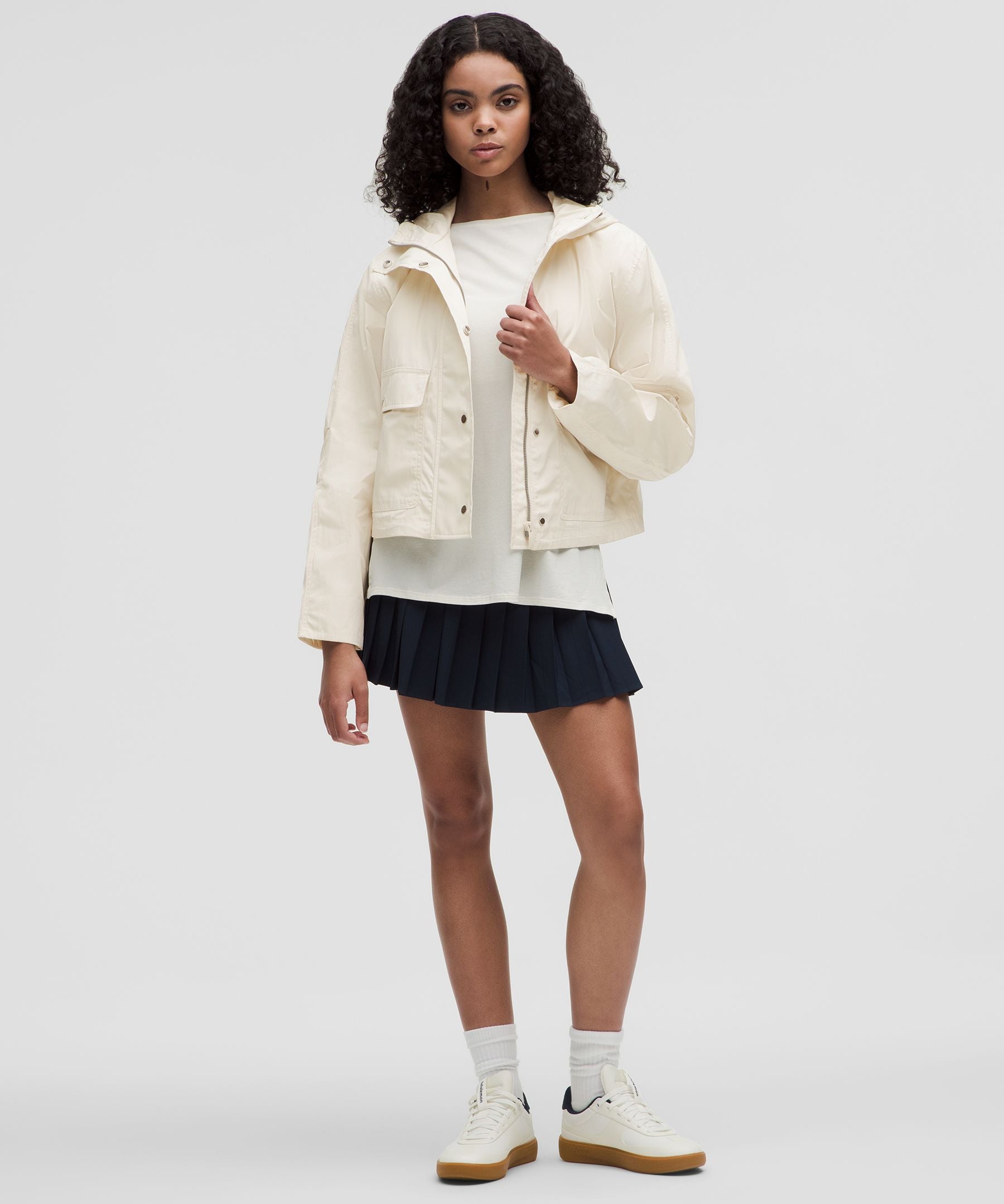 Cropped Utility Windbreaker