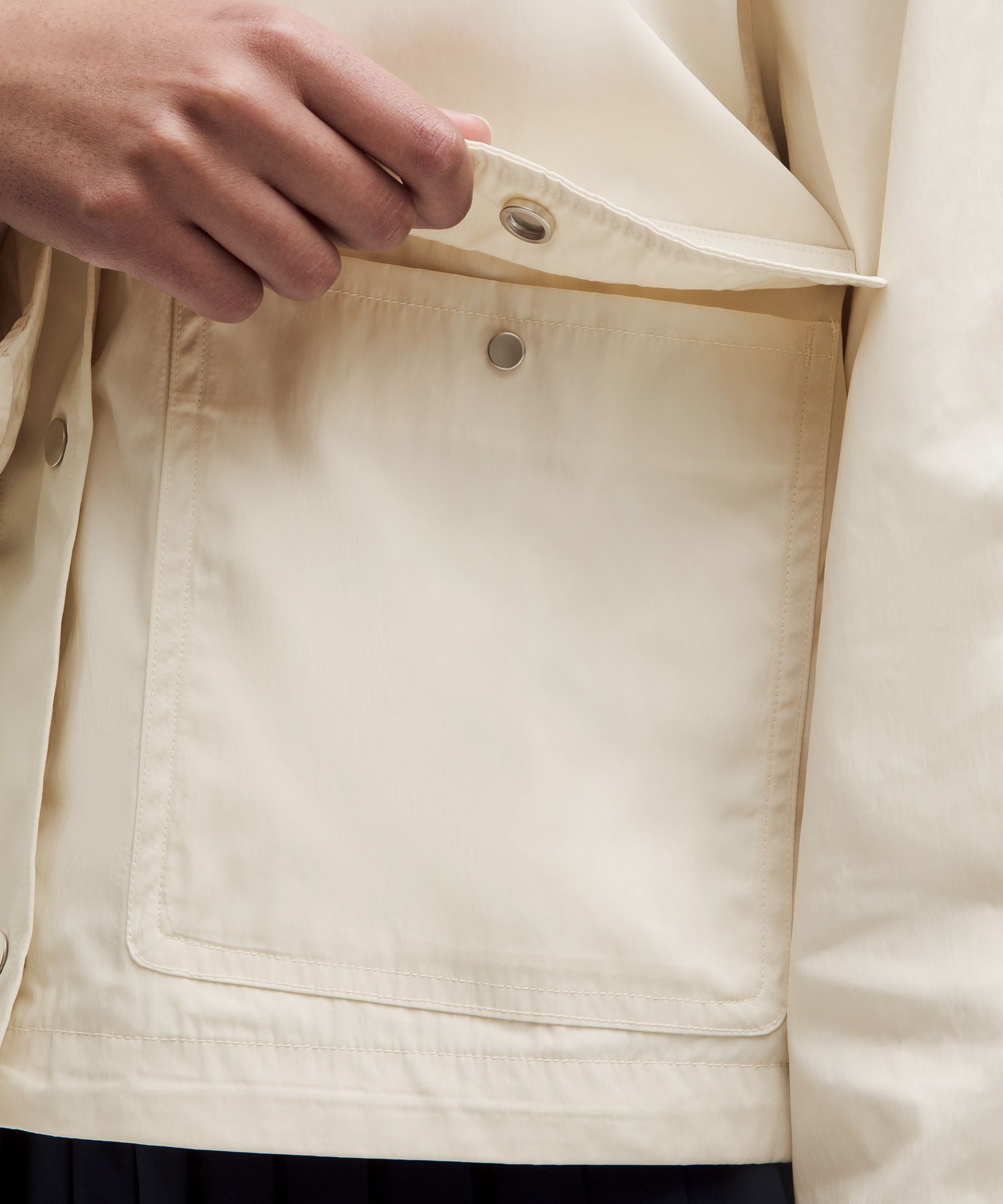 Cropped Utility Windbreaker