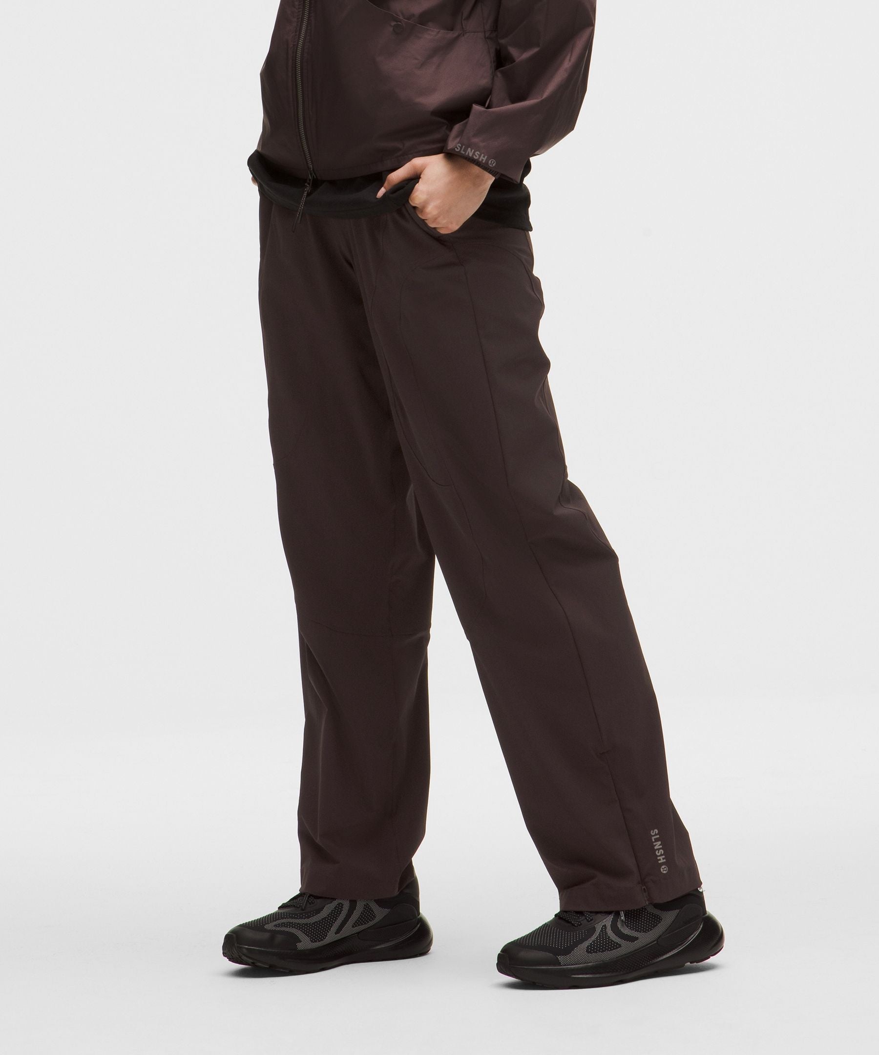 Nylon Mid-Rise Track Pant *SLNSH Collection