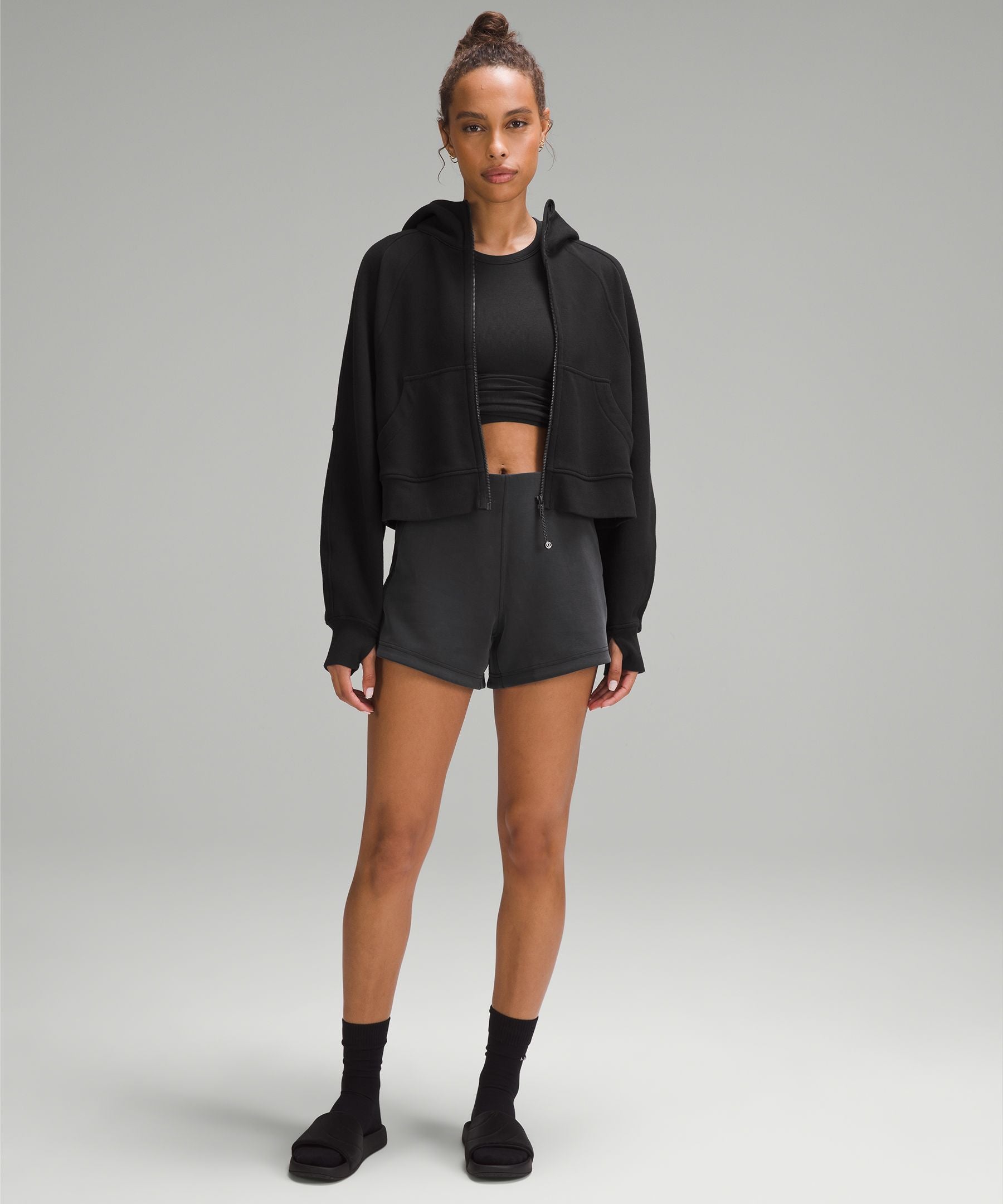 Softstreme Kick-Flare Mid-Rise Short 4"