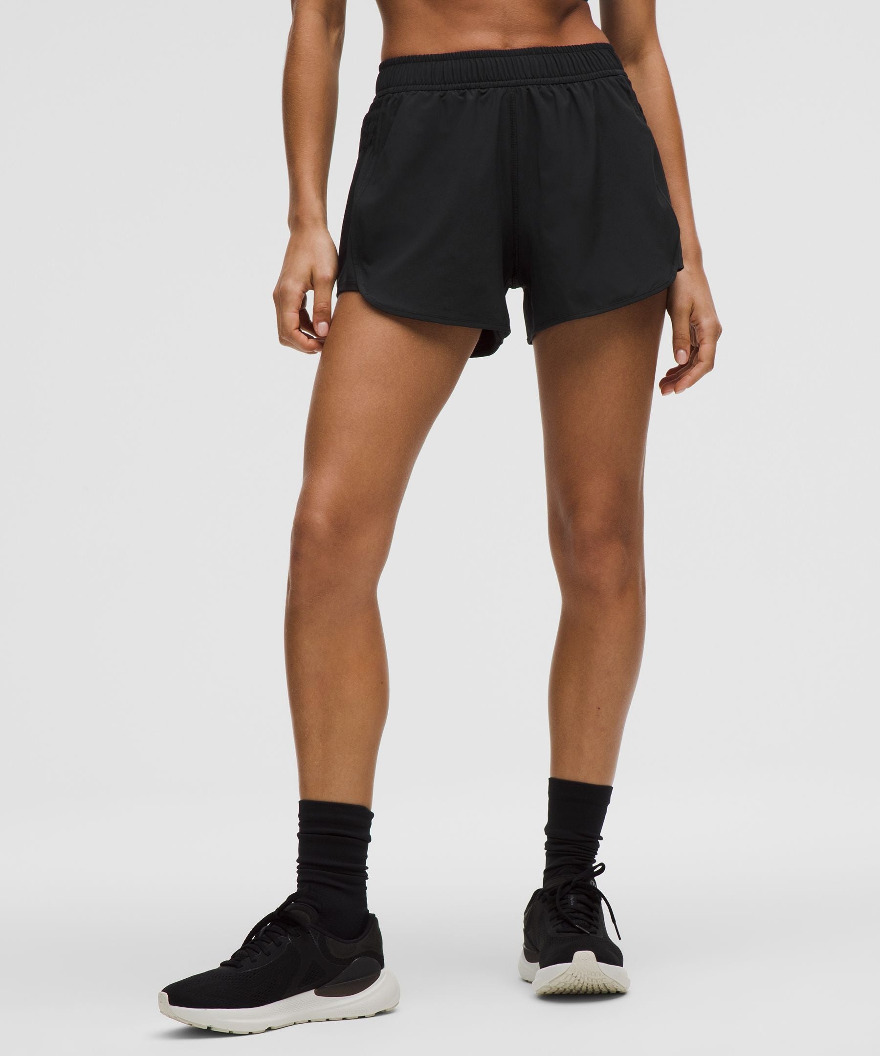 Ruched-Side High-Rise Short 3"