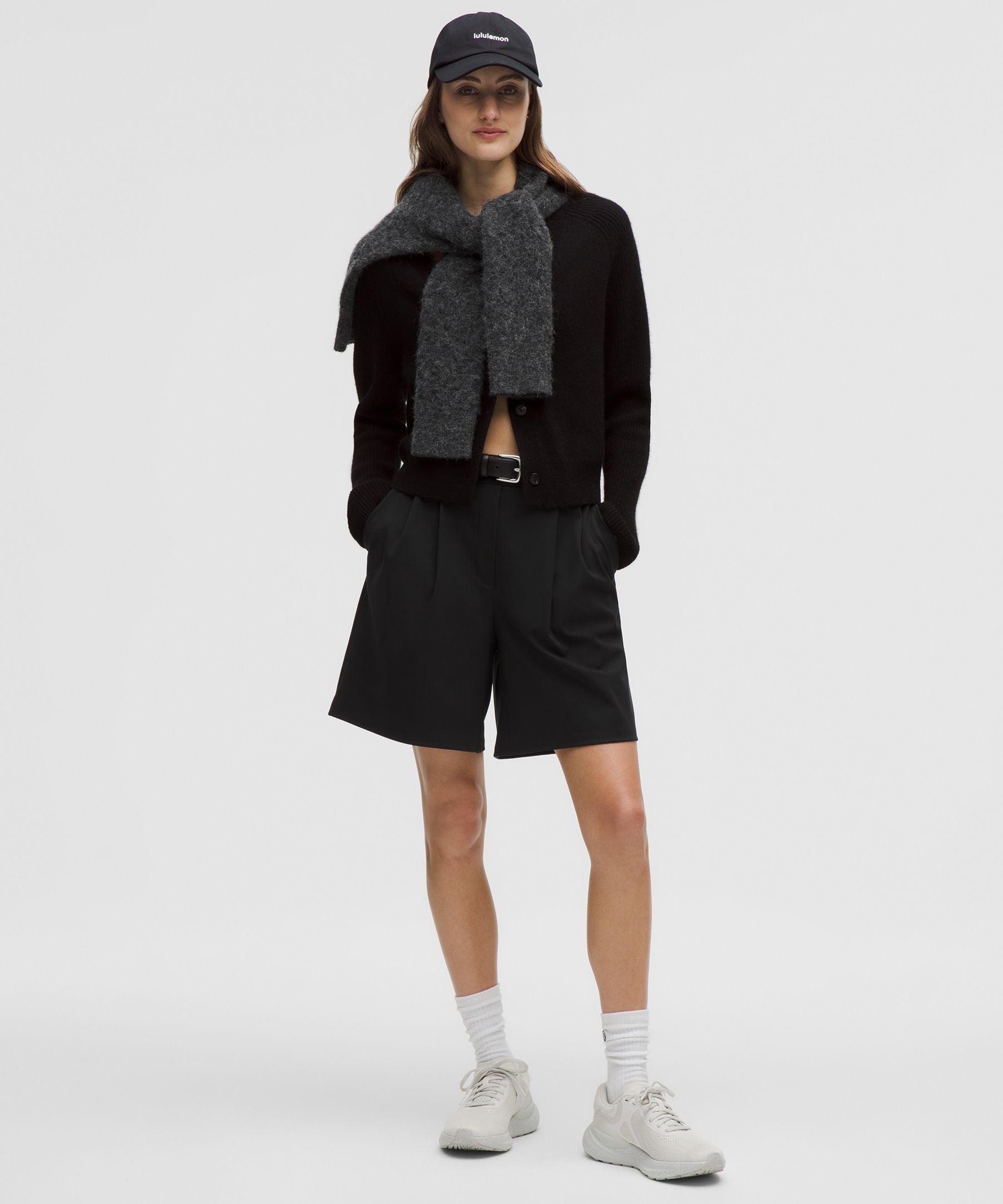 Daydrift Pleated High-Rise Short 7"