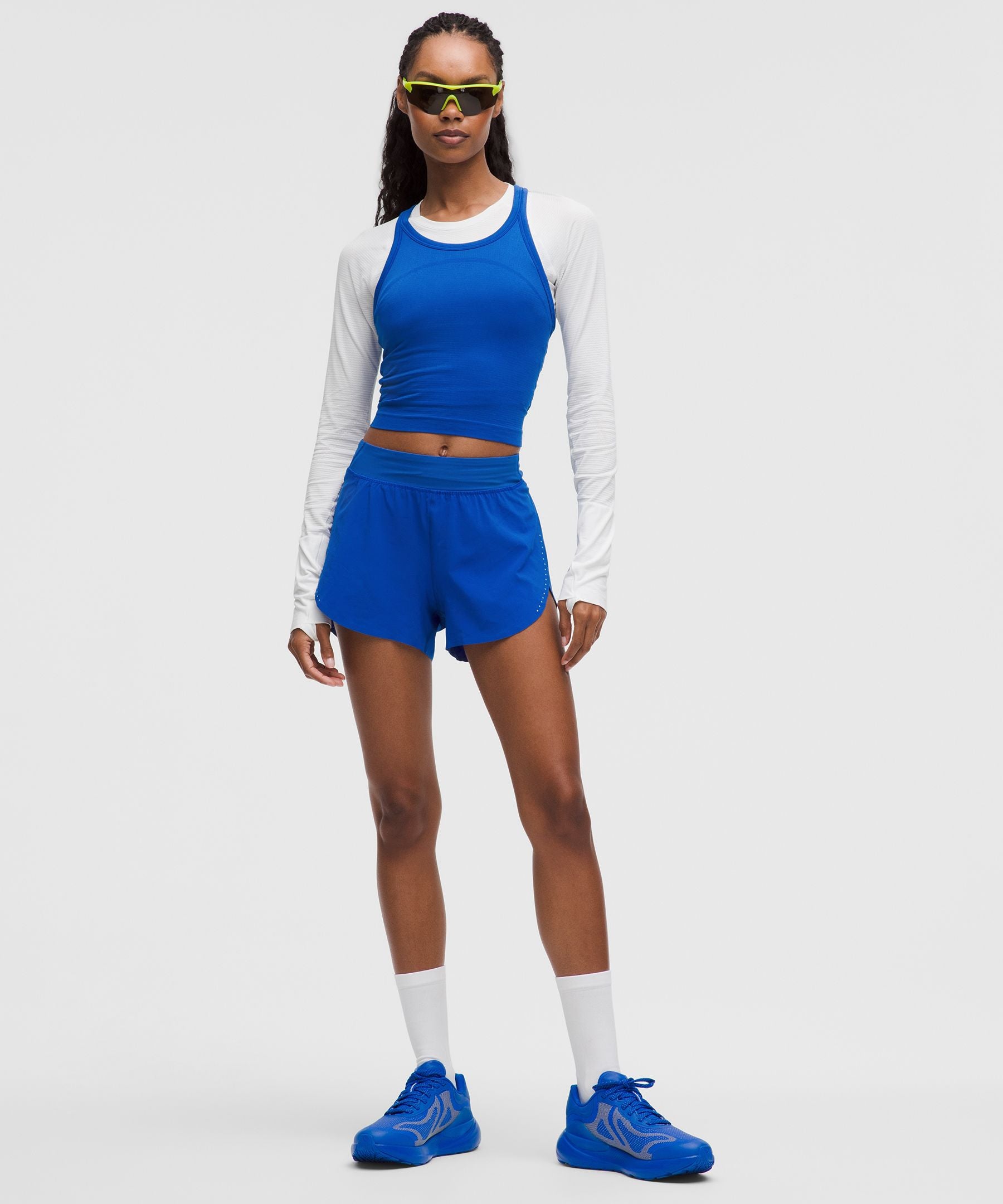 Fast and Free High-Rise Classic-Fit Split Short 3"