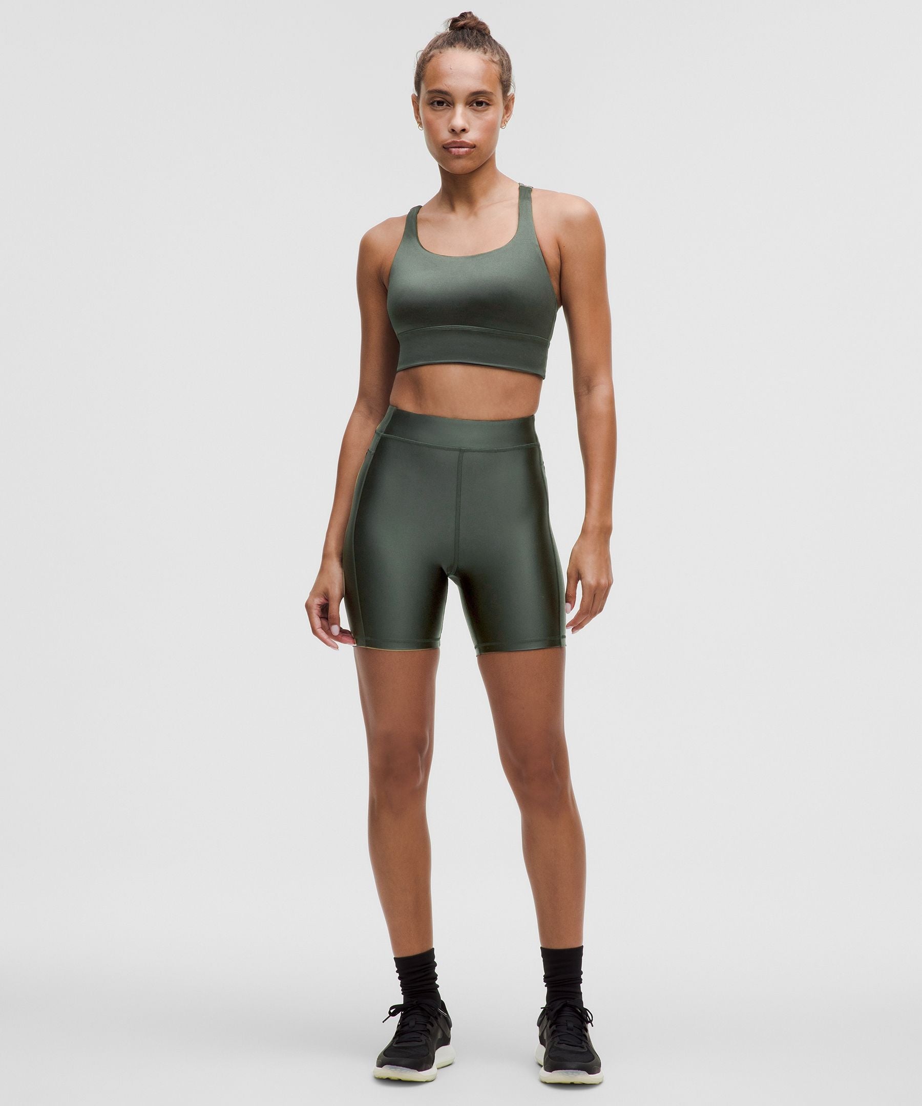 Satin Shine High-Rise Short 6"