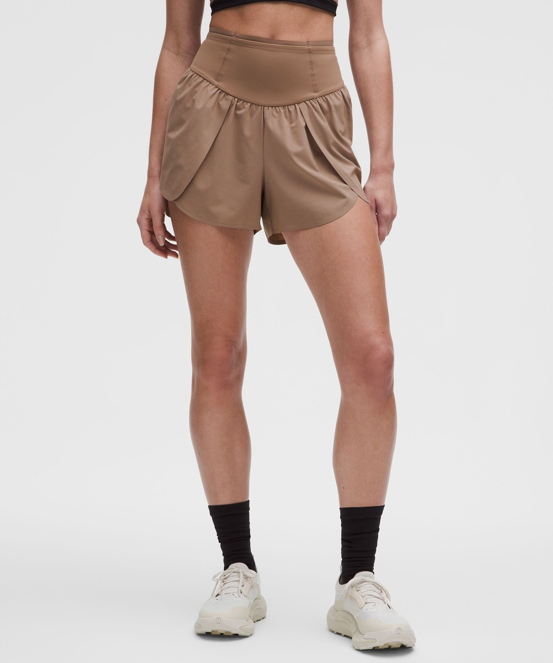 lululemon Go Further High-Rise Split Short 3"