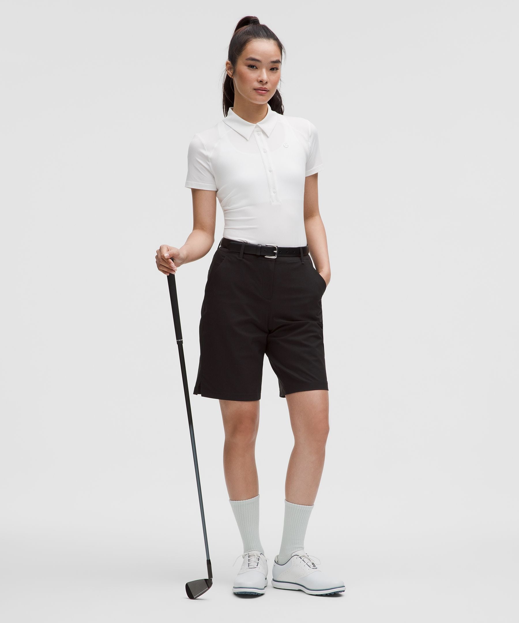 Stretch Twill Bermuda Golf Short 10"