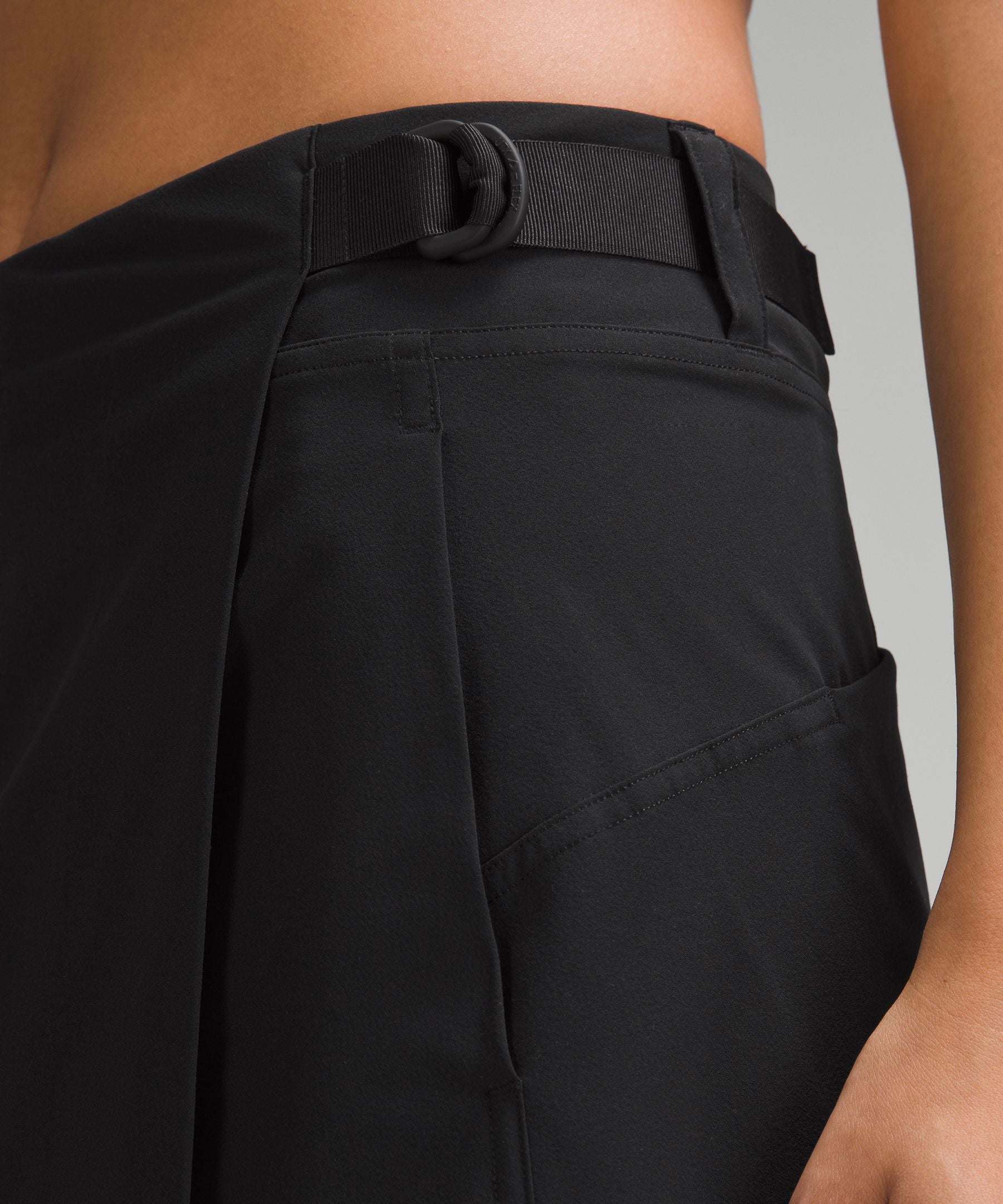 Wrap-Front Mid-Rise Golf Skirt
