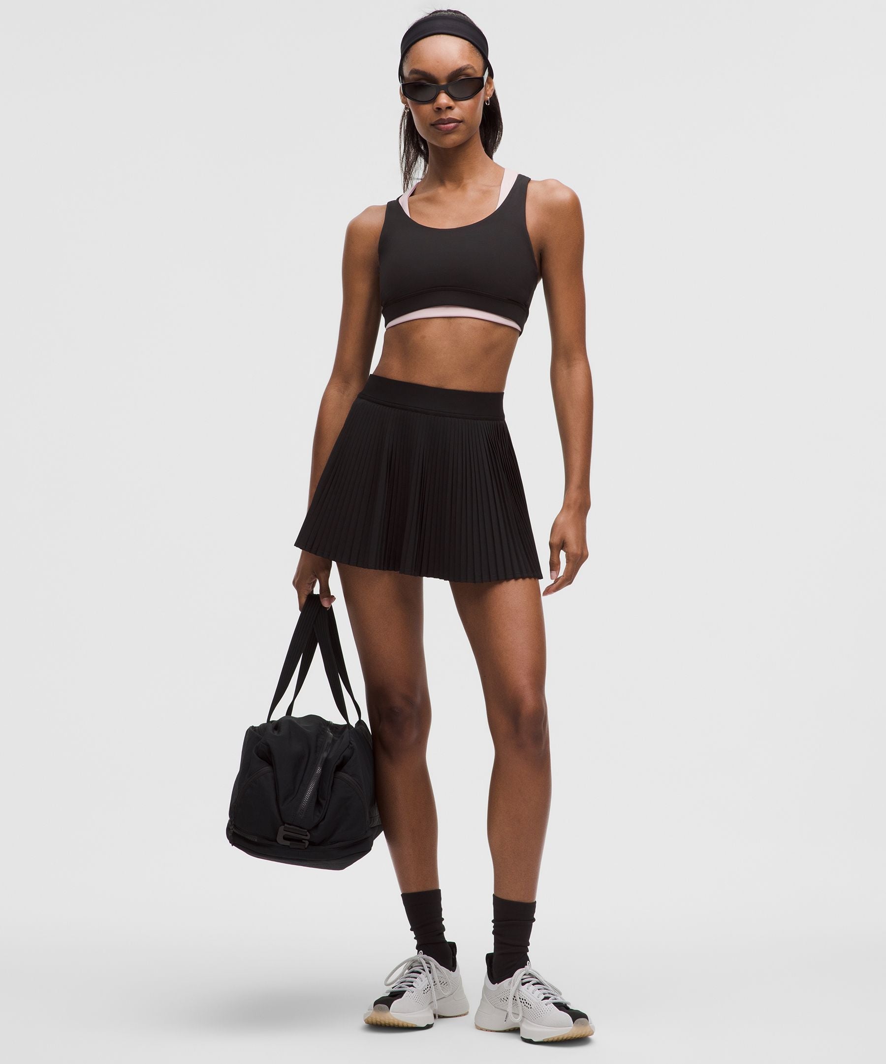 Varsity High-Rise Pleated Tennis Skirt