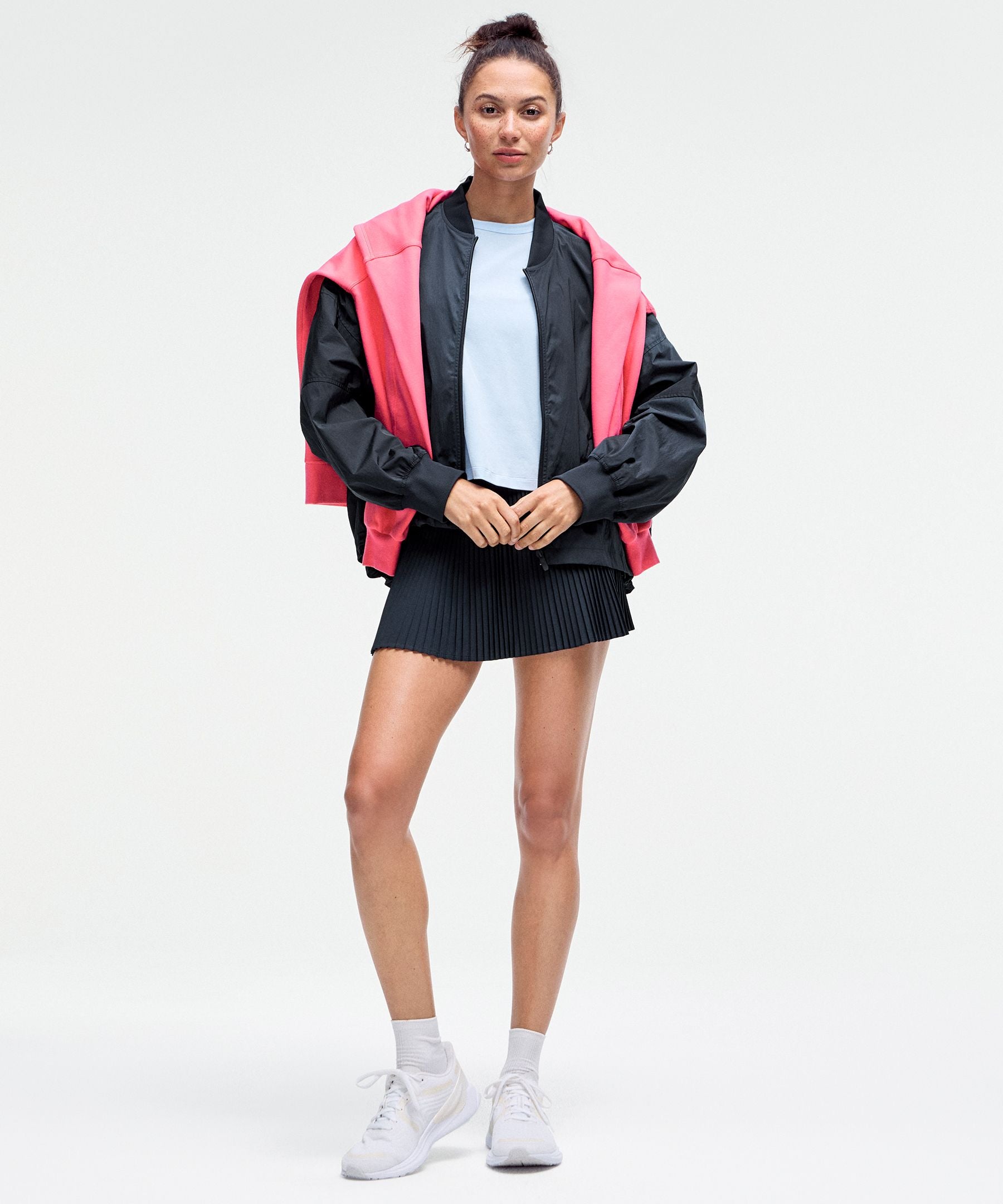 Varsity High-Rise Pleated Tennis Skirt