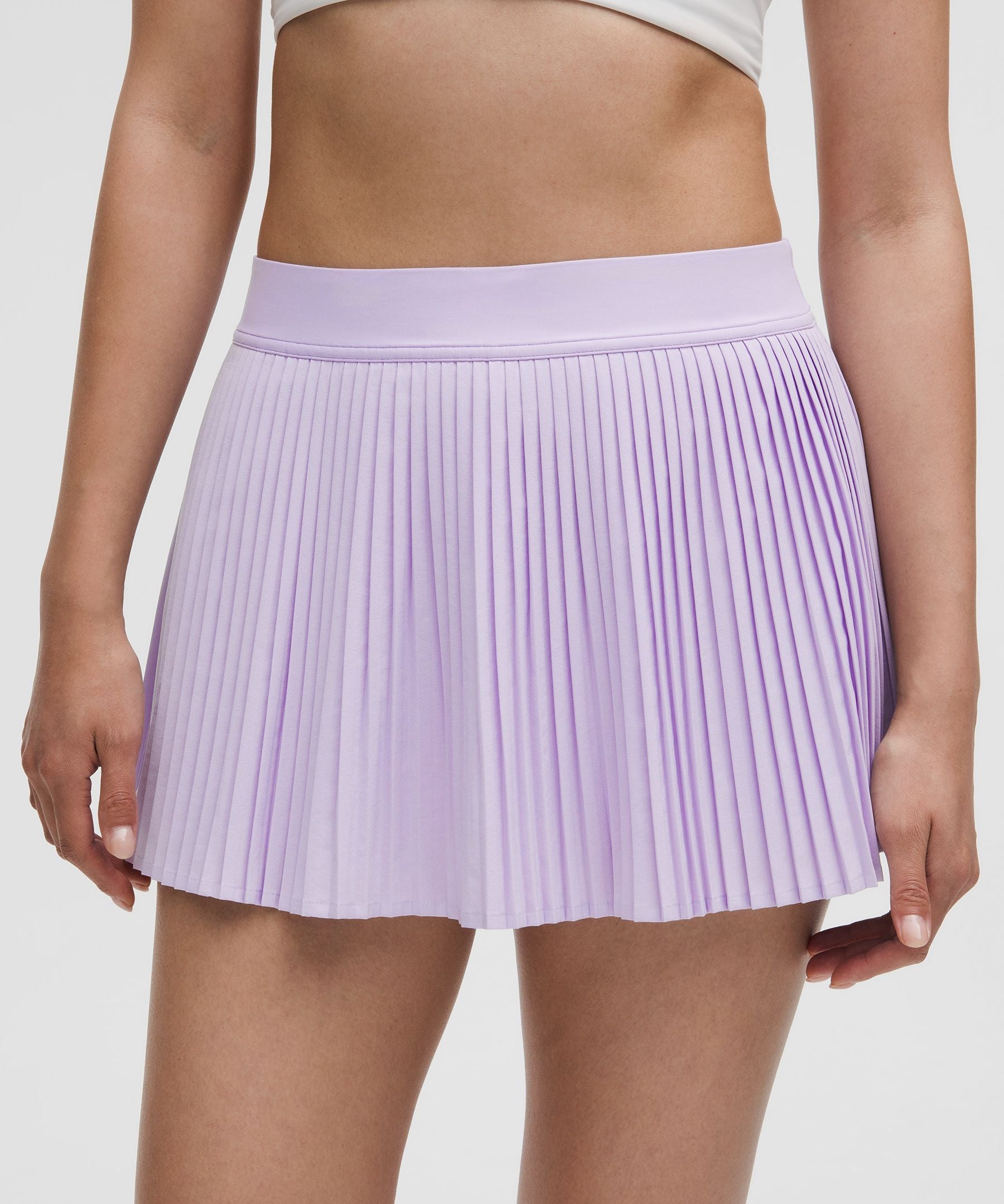 Varsity High-Rise Pleated Tennis Skirt