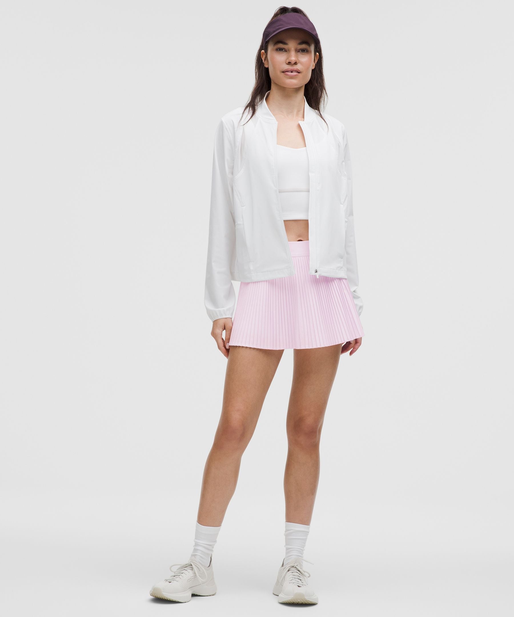 Varsity High-Rise Pleated Tennis Skirt