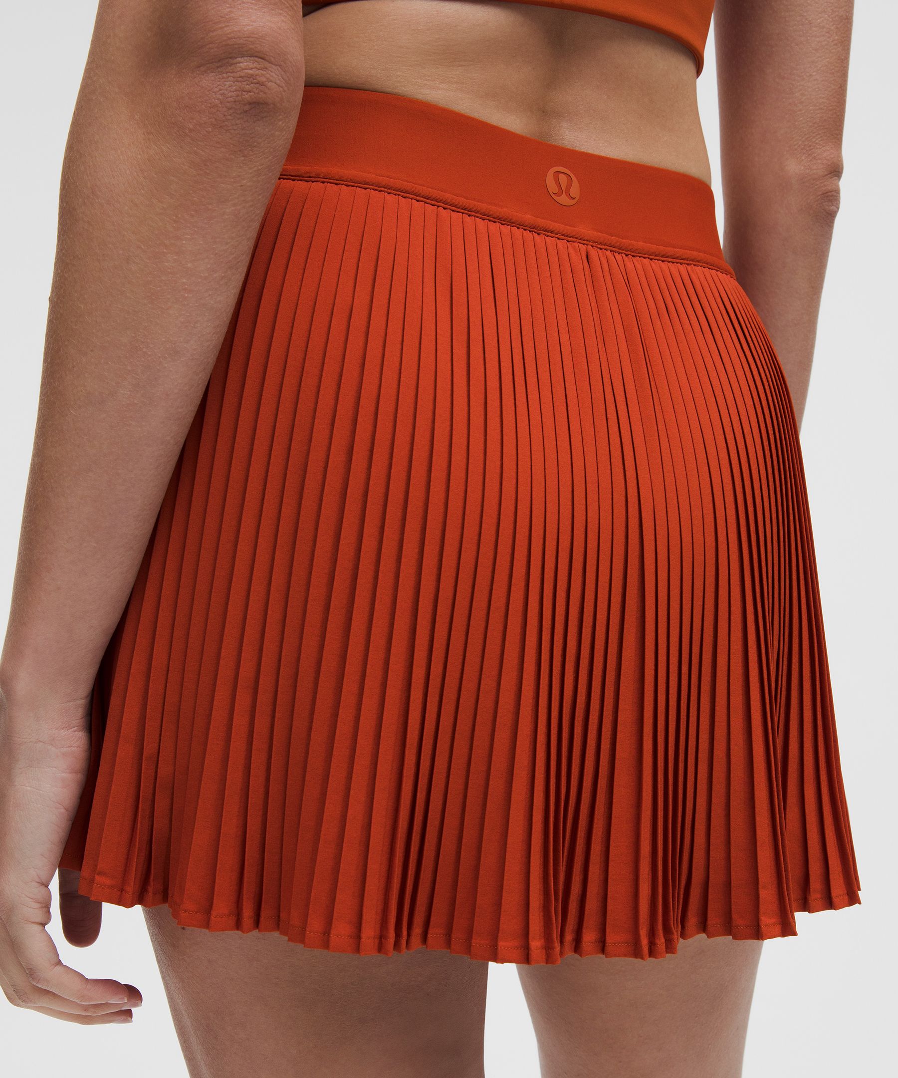 Varsity High-Rise Pleated Tennis Skirt