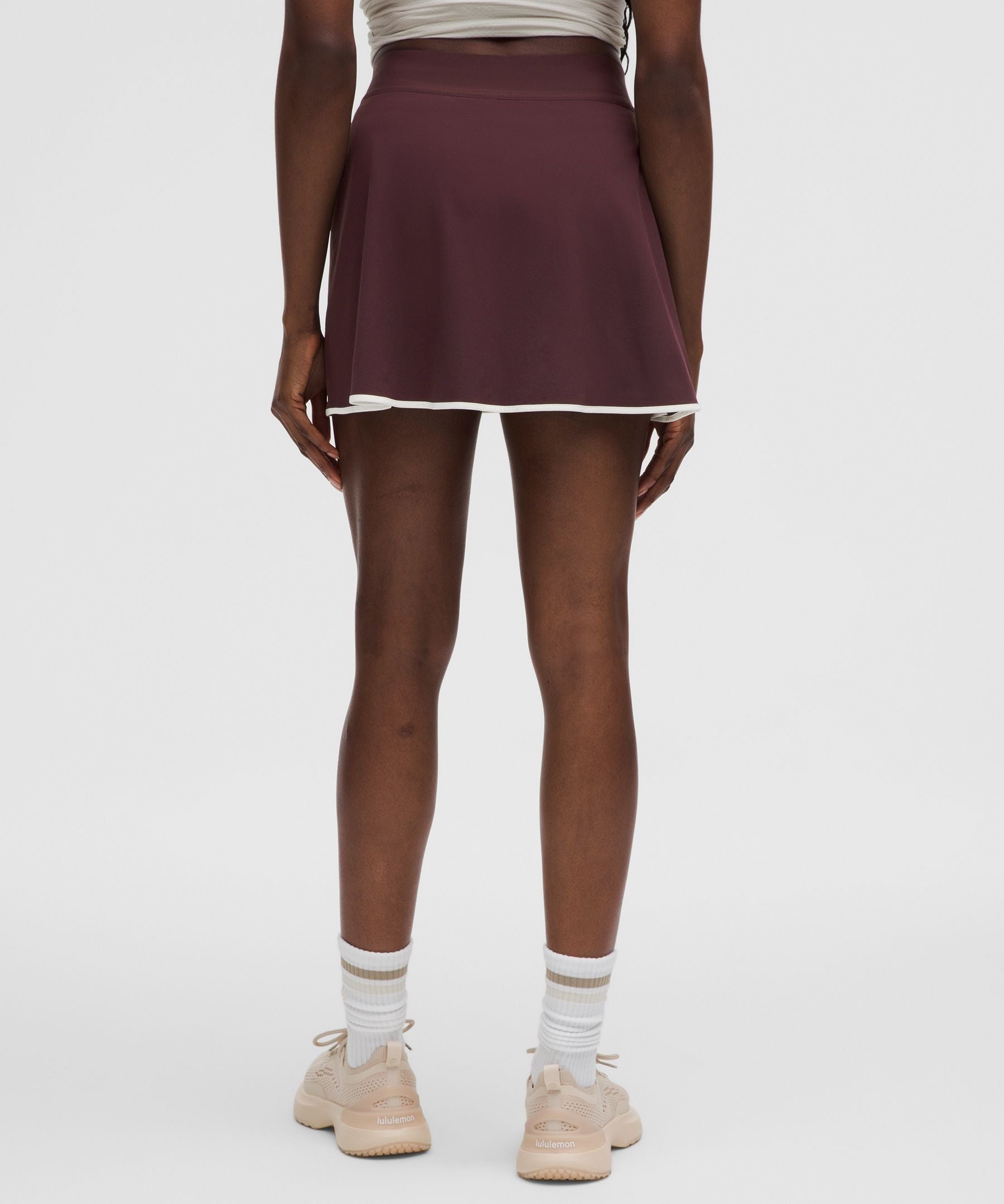 Lightweight Wrap-Front Tennis Skirt